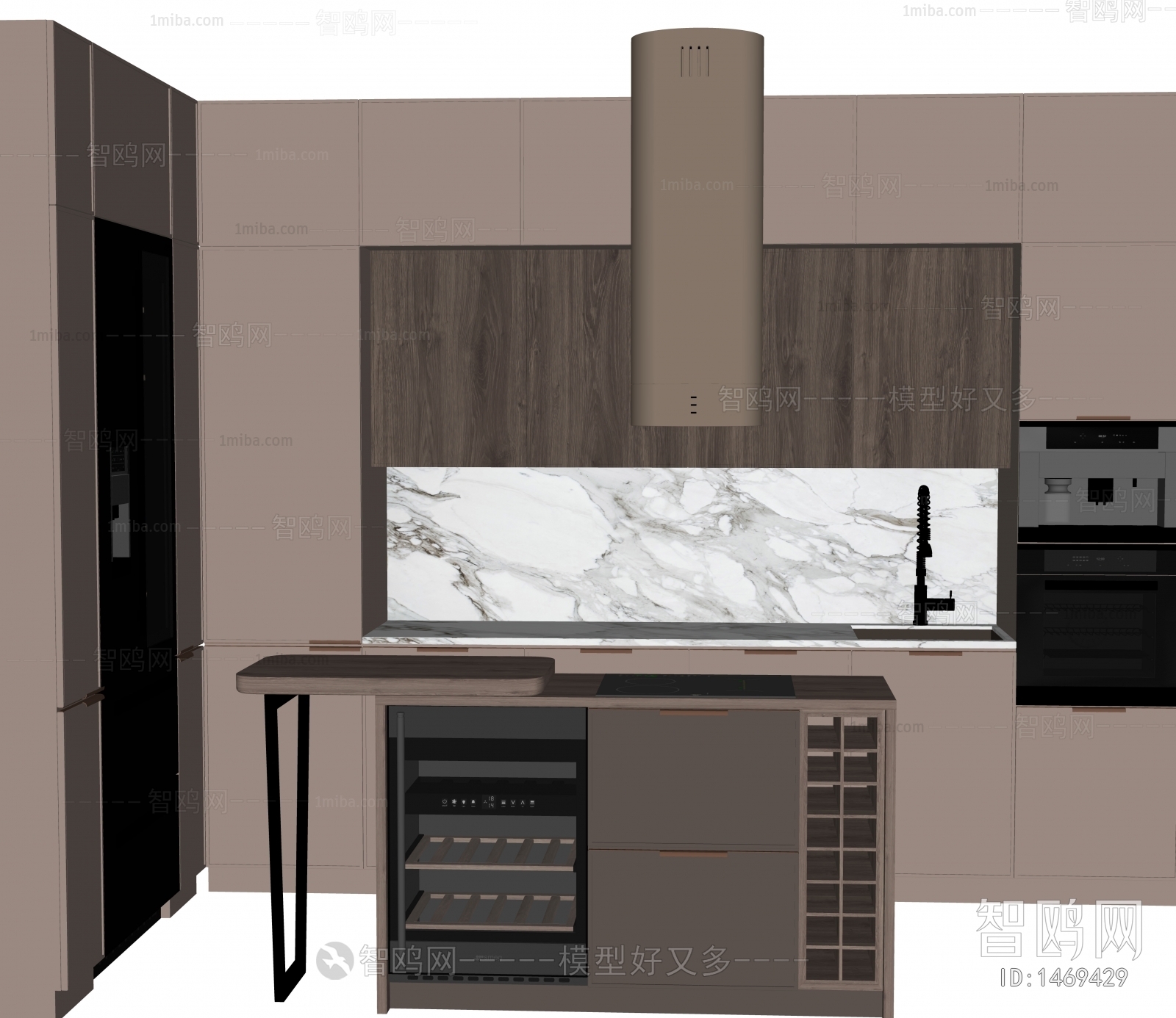 Modern Open Kitchen