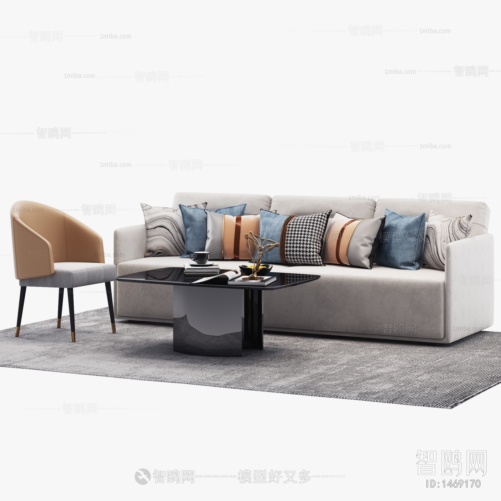 Modern Multi Person Sofa