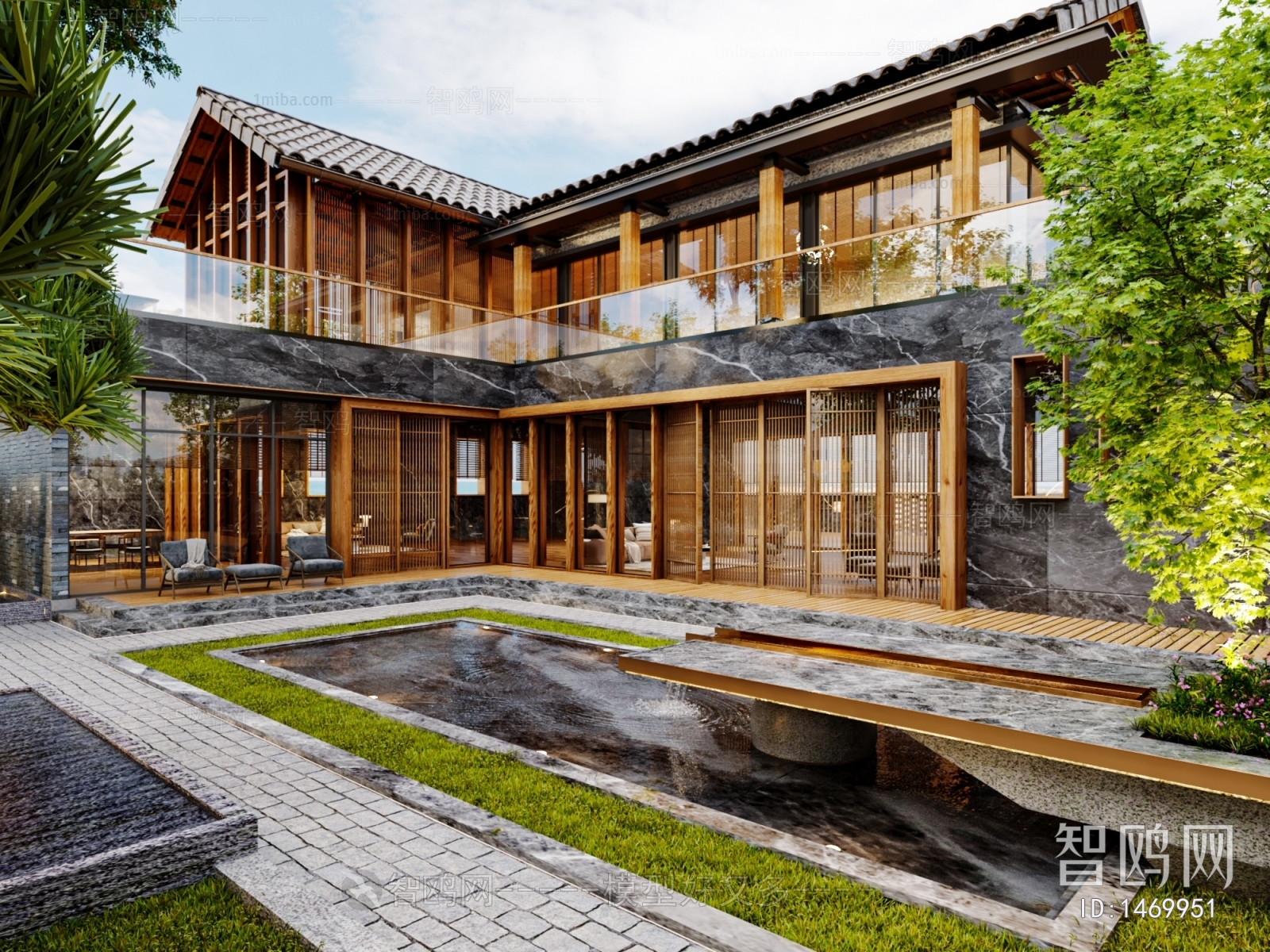 Chinese Style Courtyard/landscape