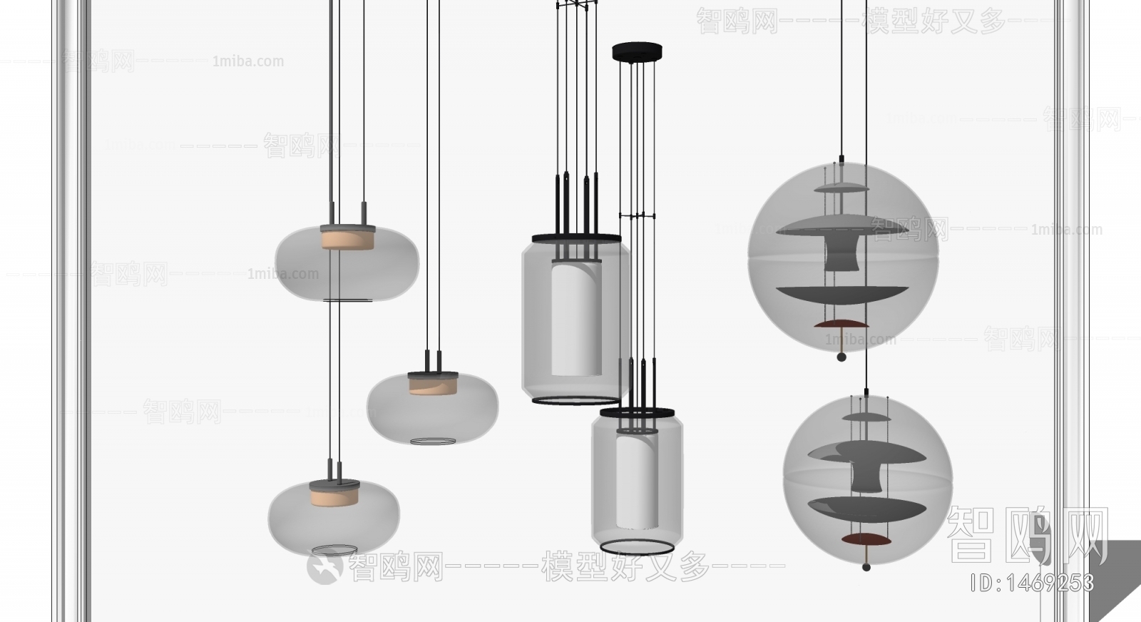 新中式玻璃吊灯