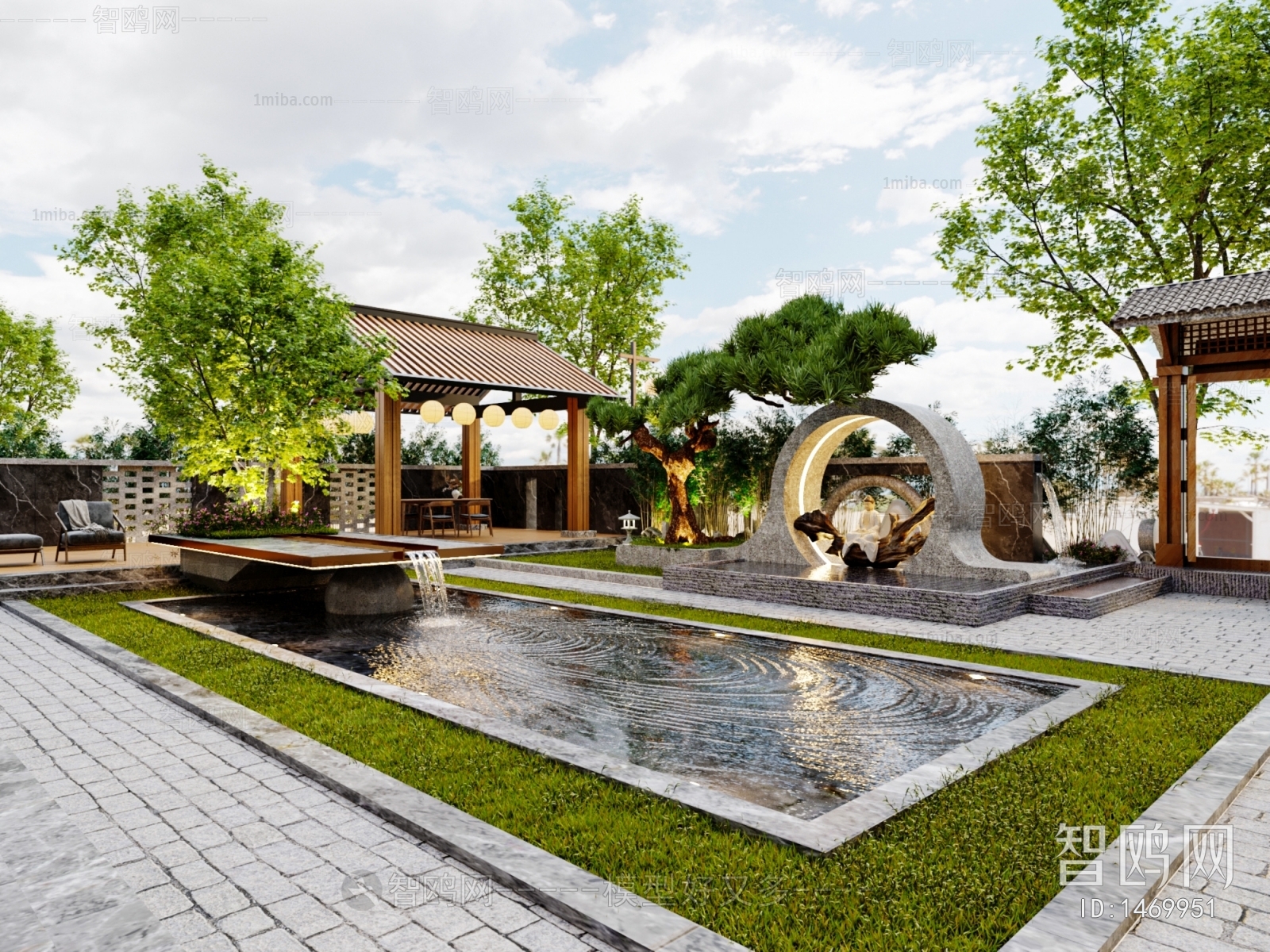 Chinese Style Courtyard/landscape