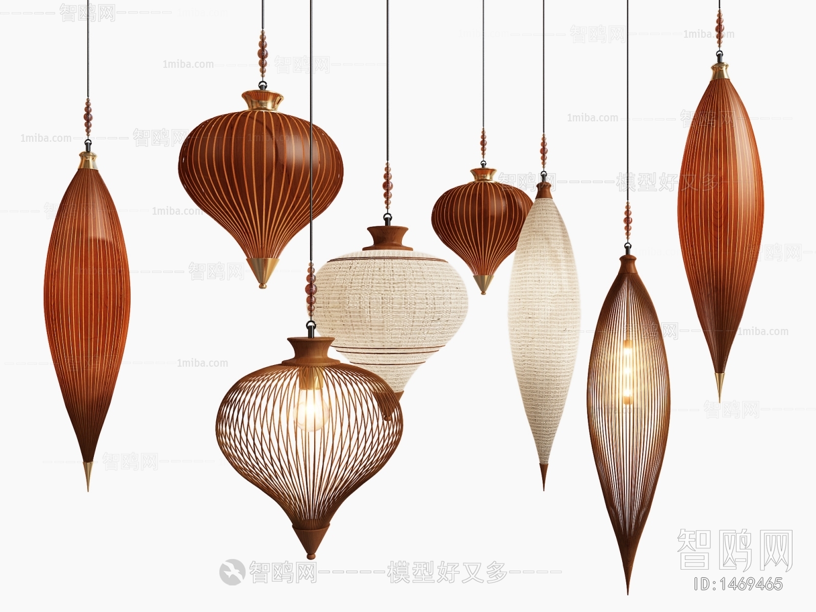 Southeast Asian Style New Chinese Style Droplight