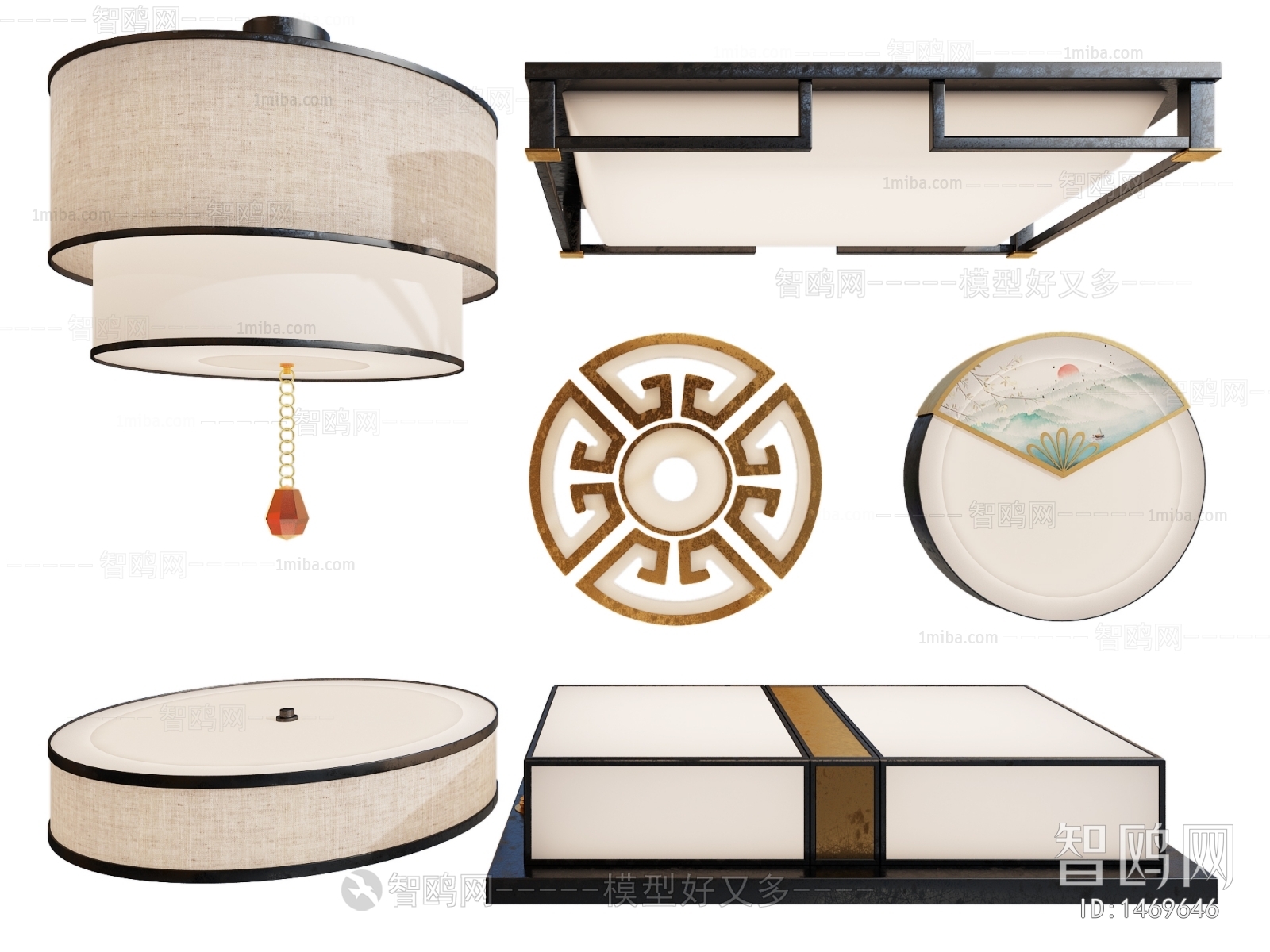 New Chinese Style Ceiling Ceiling Lamp