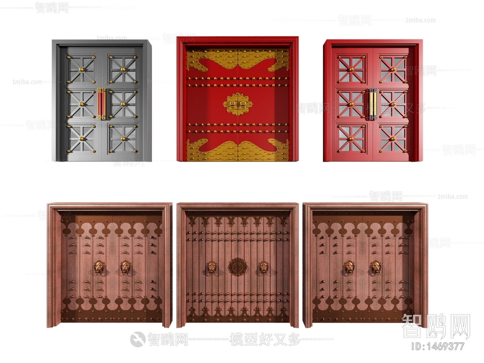 Chinese Style Double Door