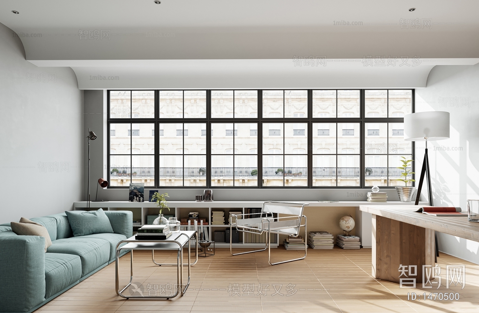 Modern Industrial Style A Living Room