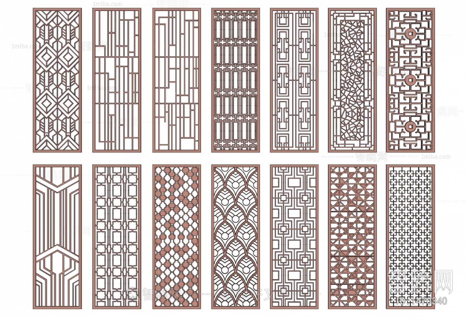 Modern New Chinese Style Partition