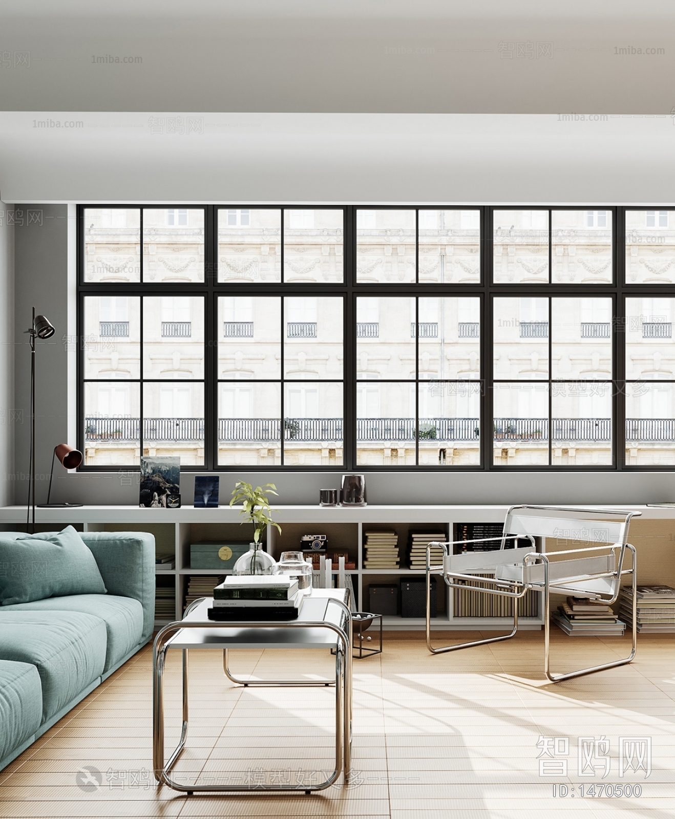 Modern Industrial Style A Living Room