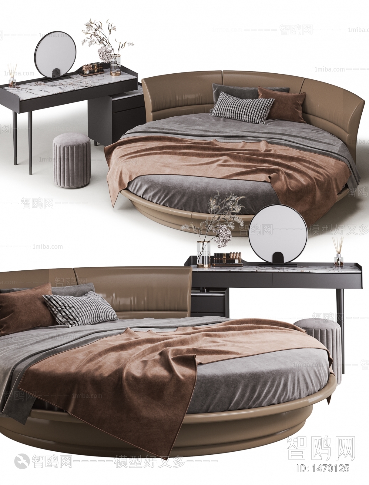 Modern Round Bed