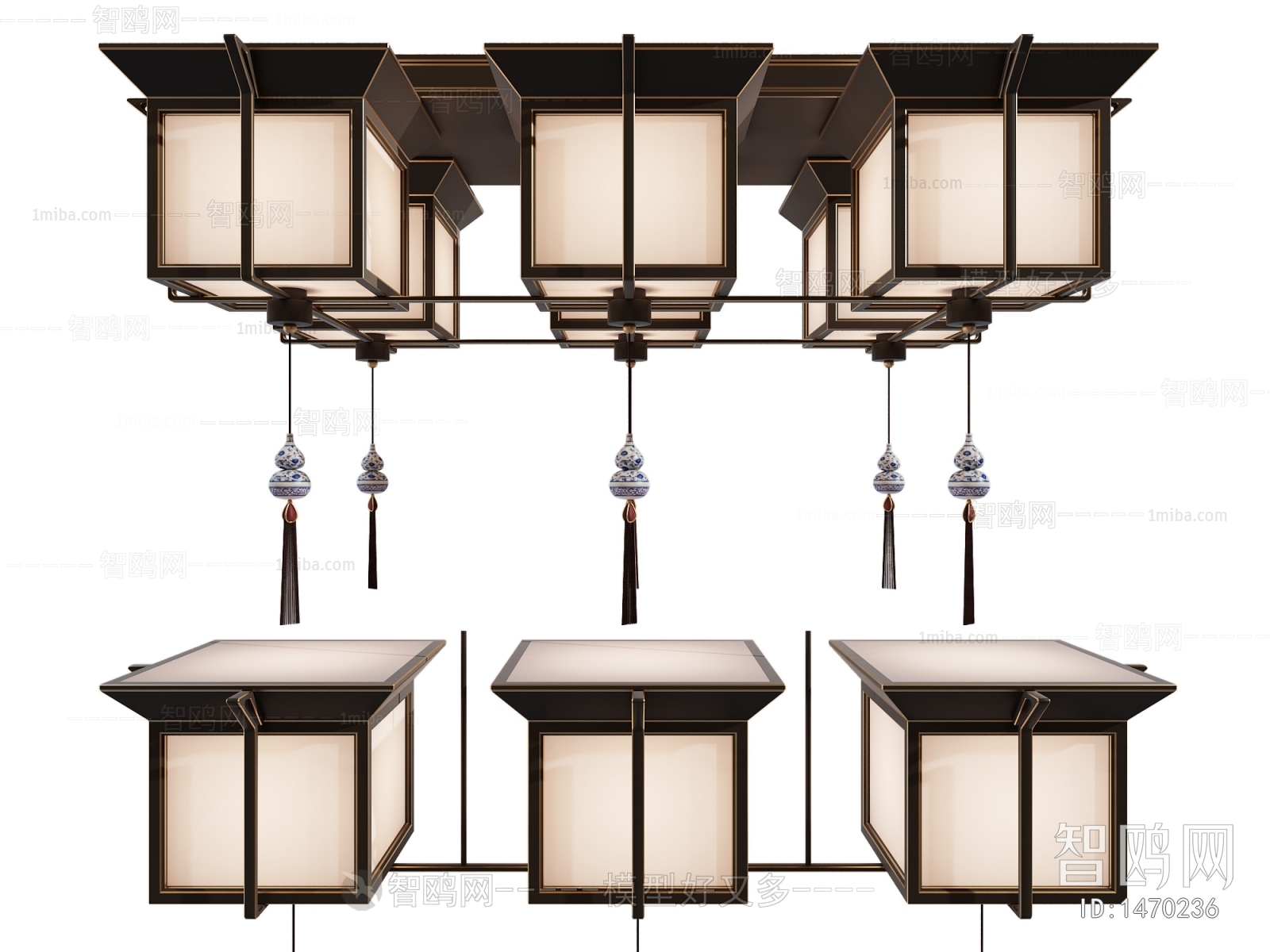 New Chinese Style New Classical Style Ceiling Ceiling Lamp