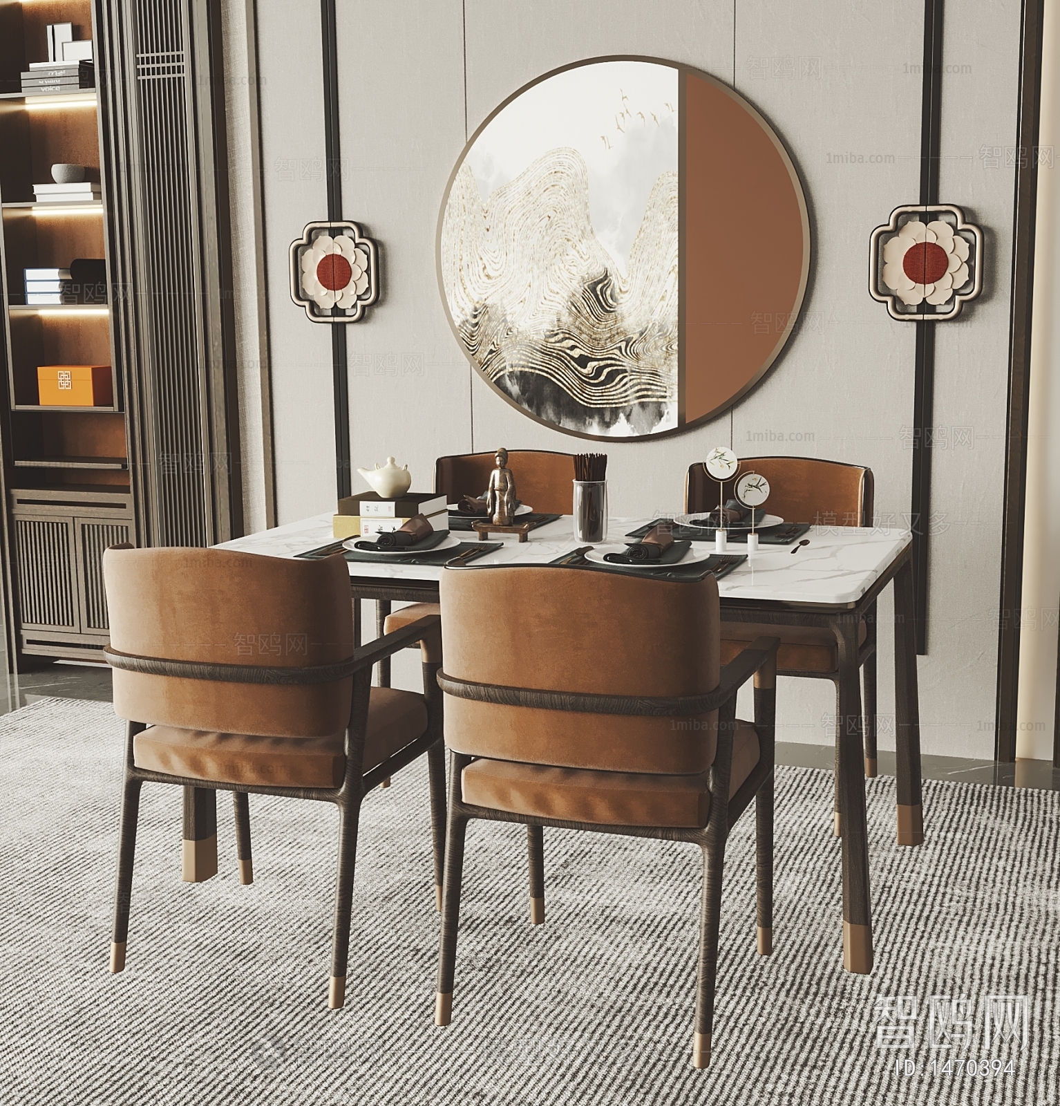 New Chinese Style Dining Table And Chairs