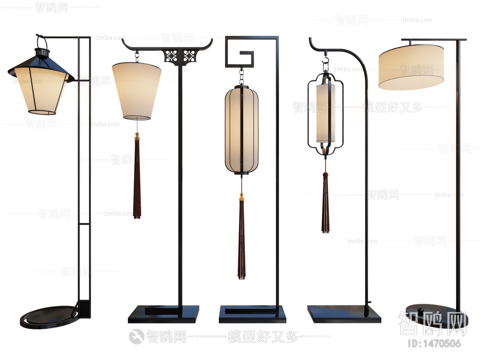 New Chinese Style Floor Lamp