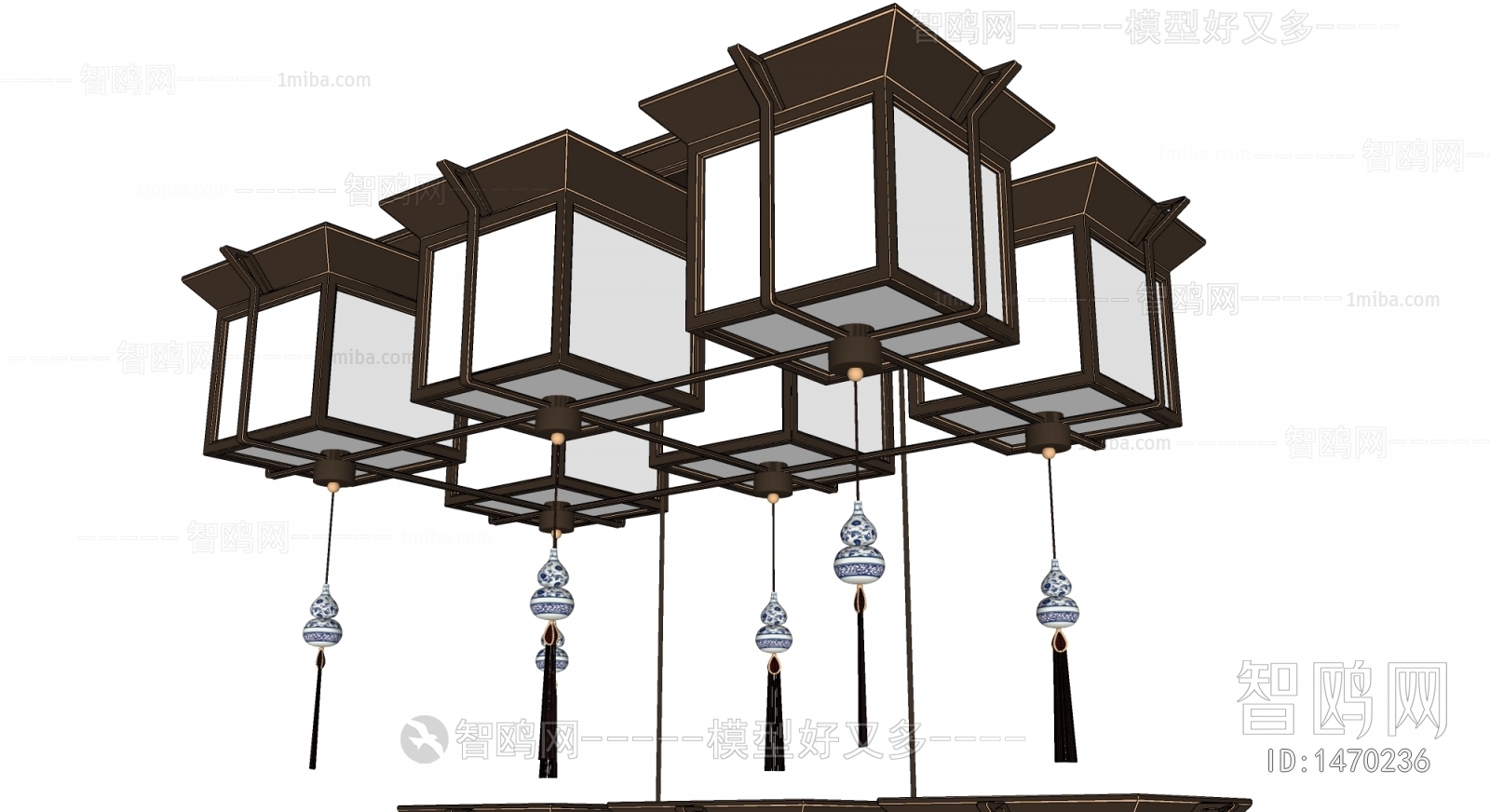 New Chinese Style New Classical Style Ceiling Ceiling Lamp