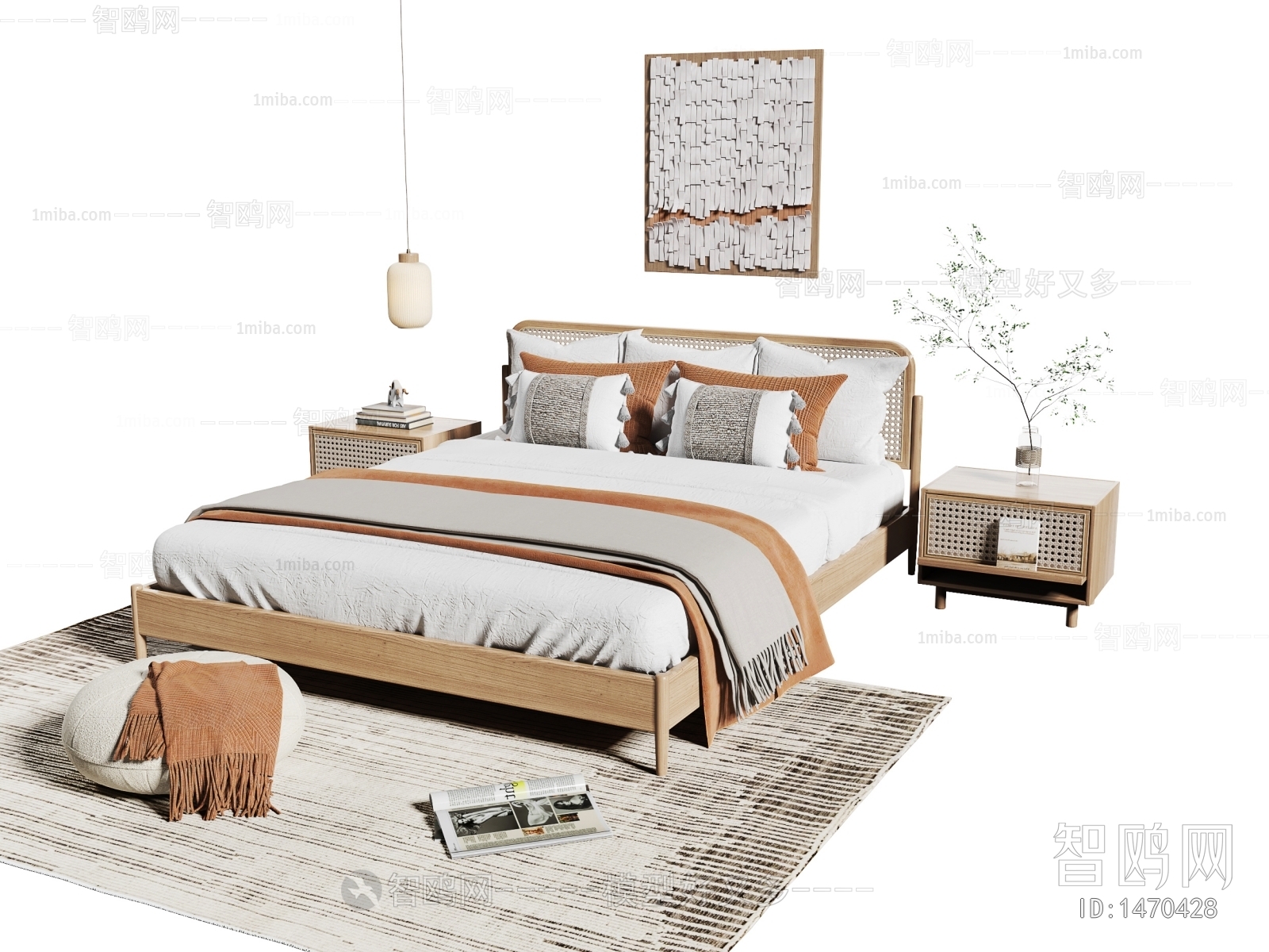 Nordic Style Double Bed