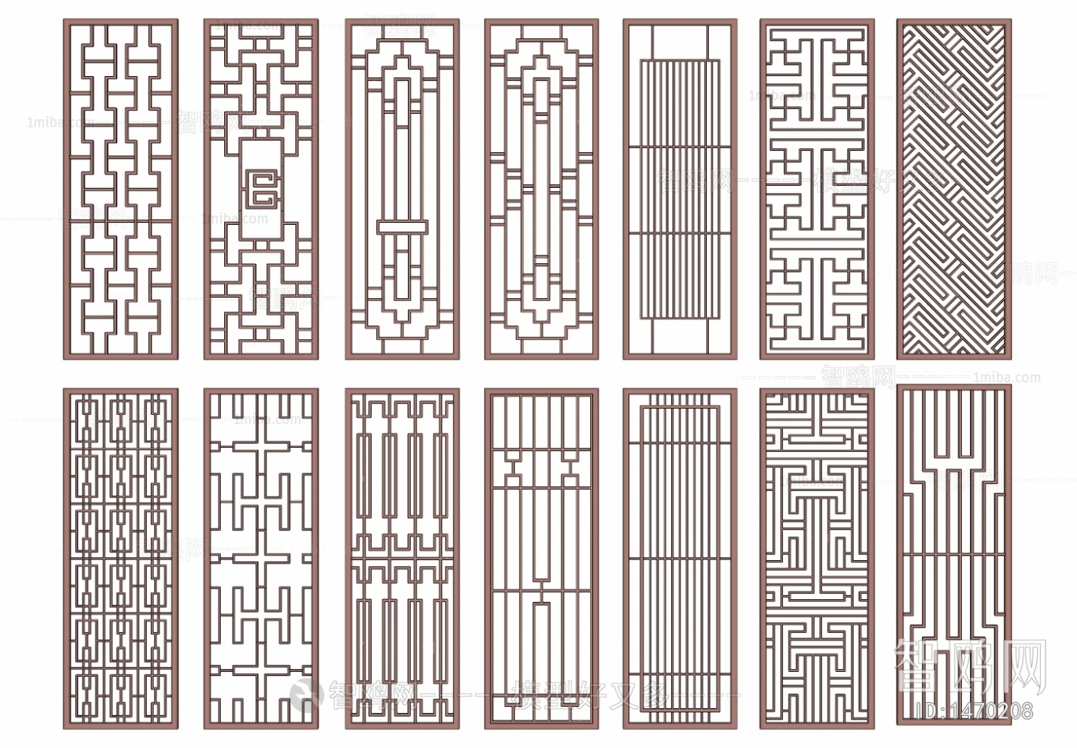 Modern New Chinese Style Partition