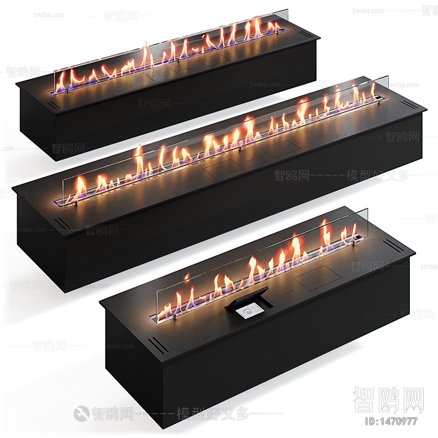 Modern Electronic Fireplace