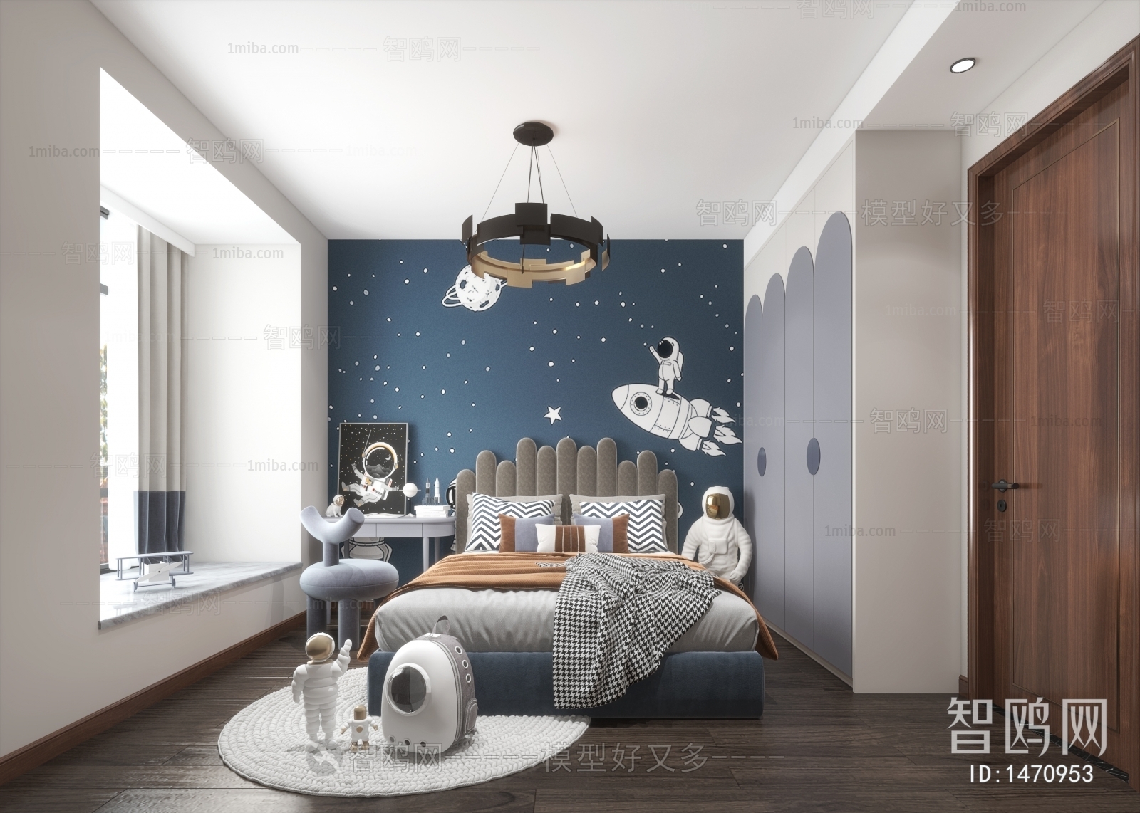 Modern Boy's Room And Son's Room