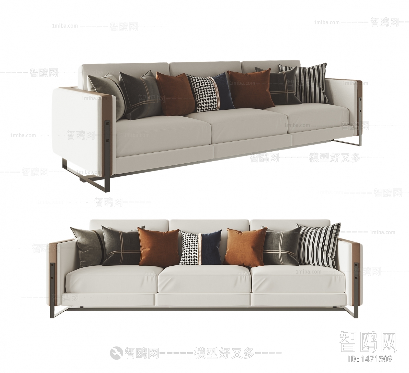 Modern Three-seat Sofa