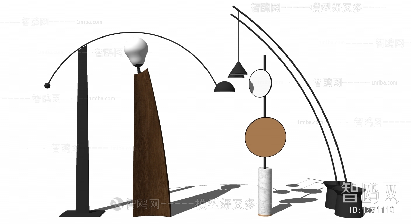 Modern Nordic Style Post Modern Style Floor Lamp