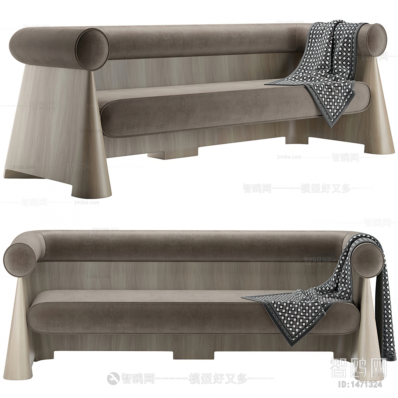 Modern Multi Person Sofa