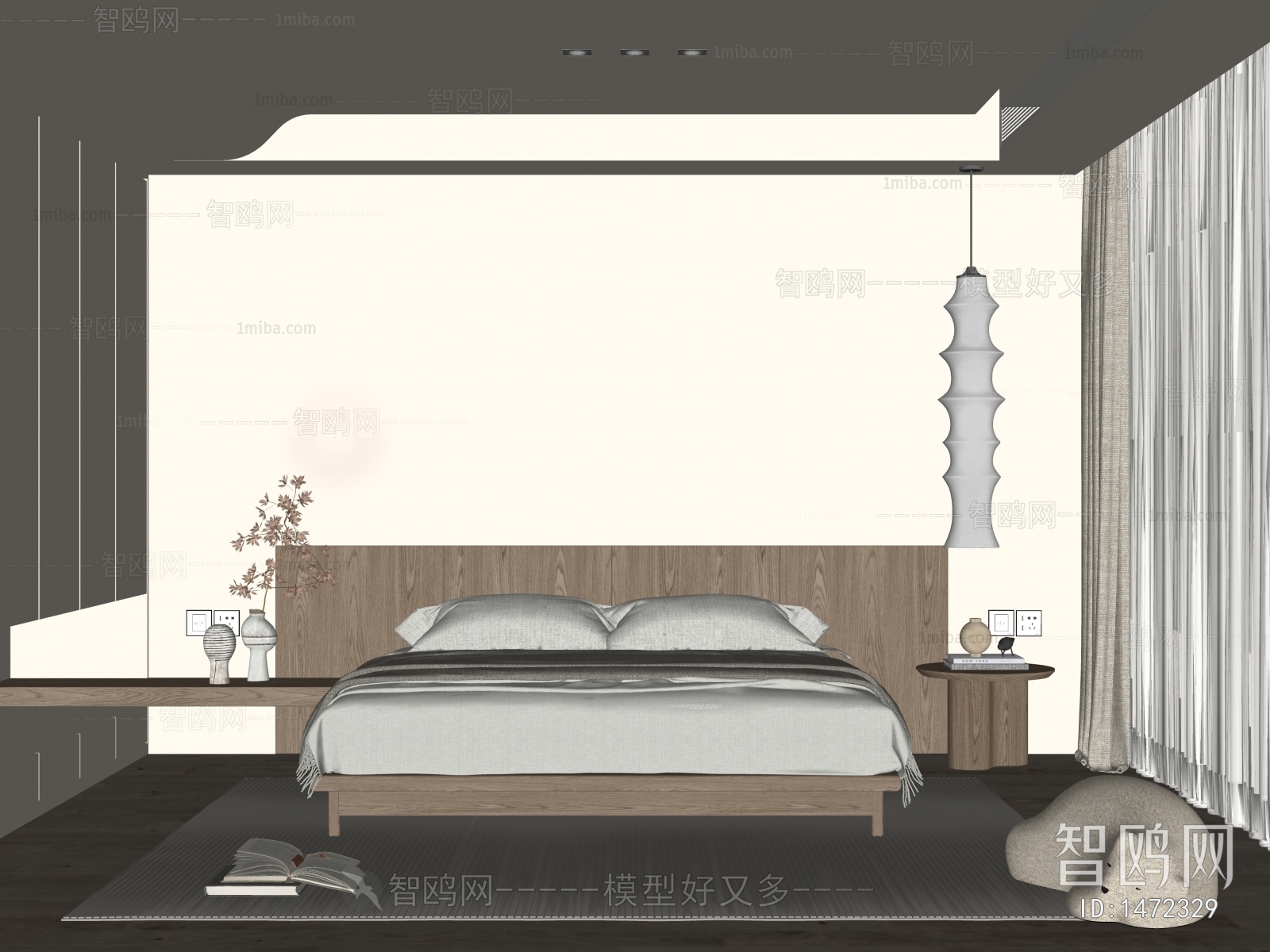 Wabi-sabi Style Bedroom