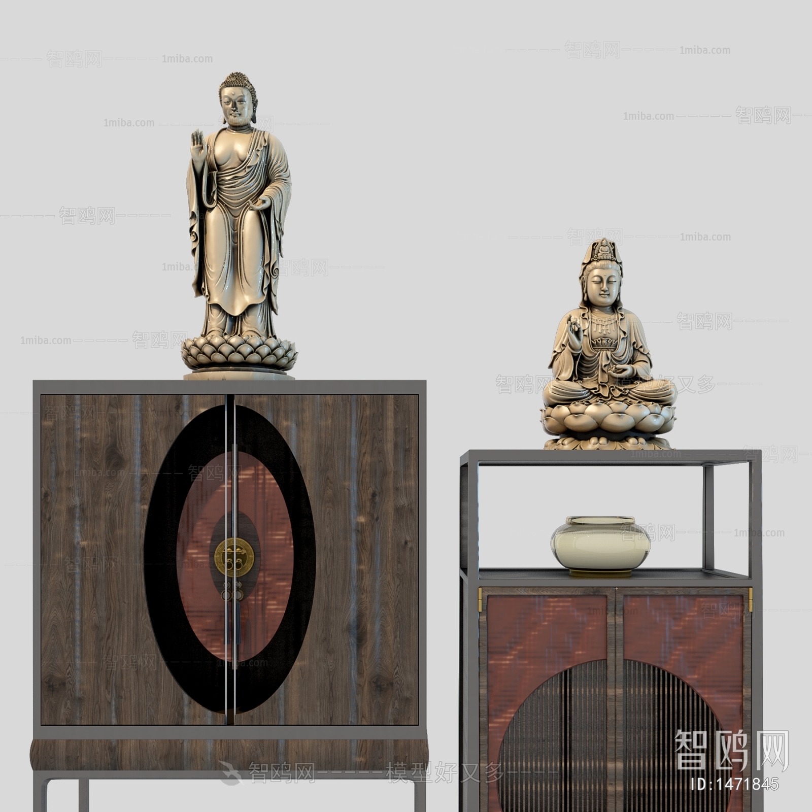 New Chinese Style Buddhist Niche