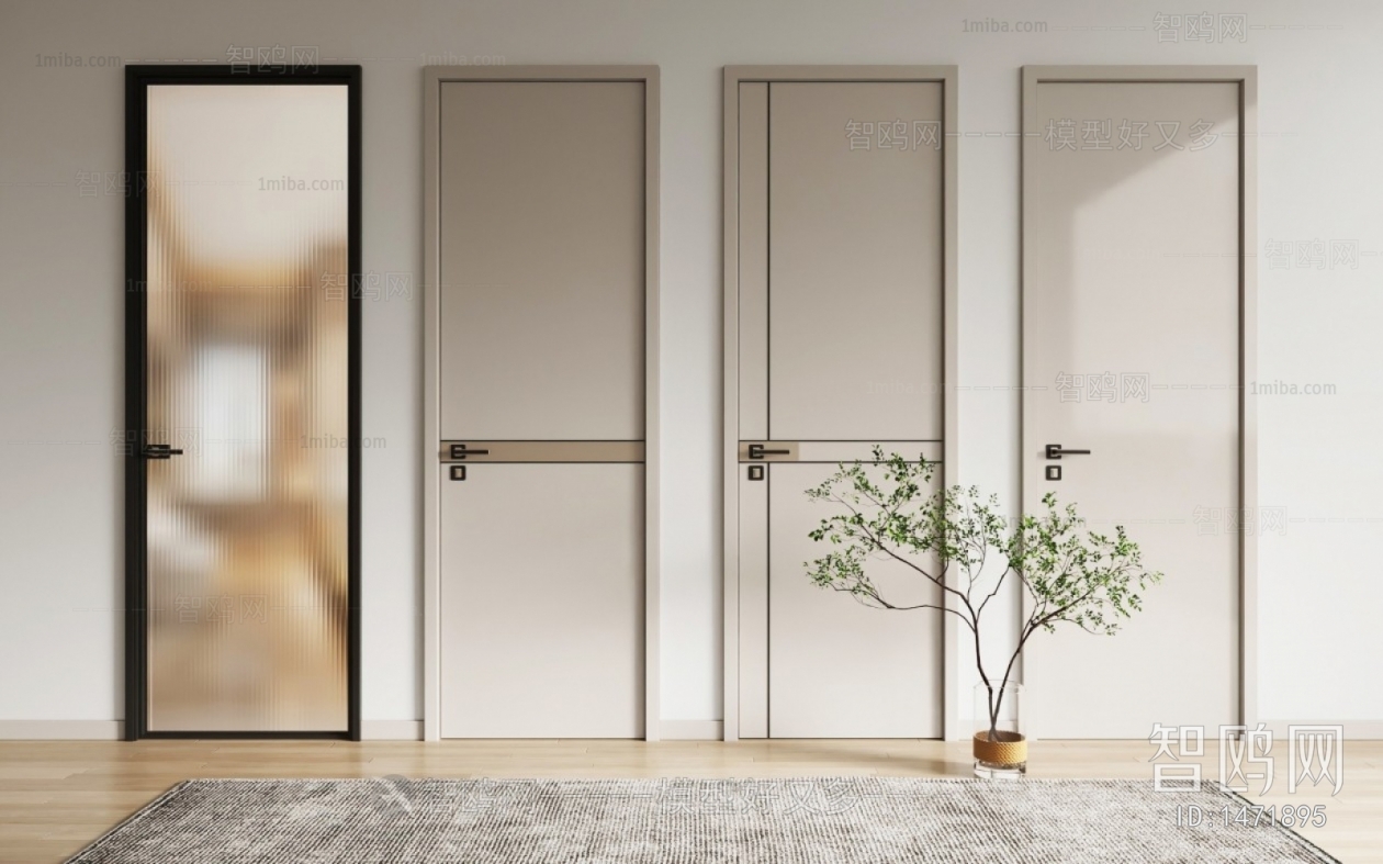 Modern Single Door