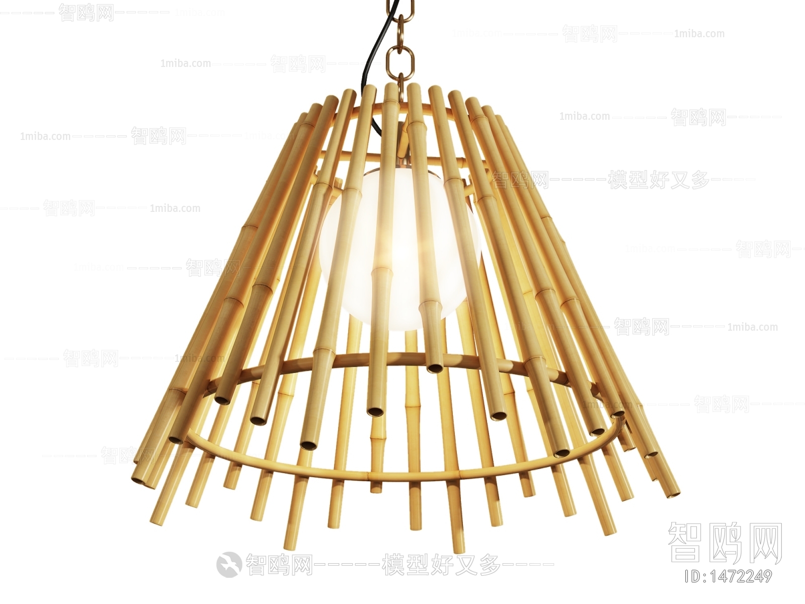 新中式东南亚竹子吊灯