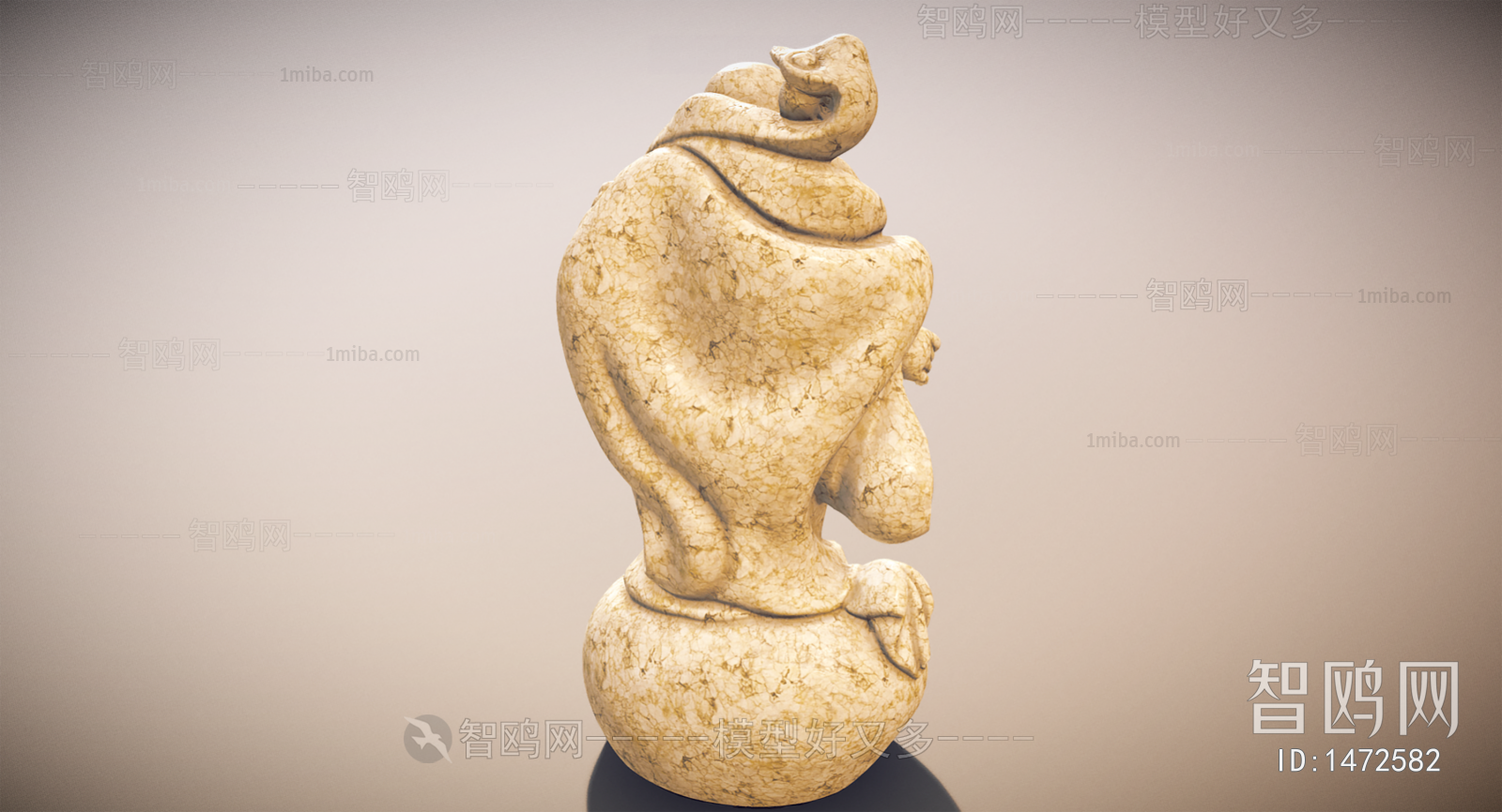 中式罗汉菩萨雕像