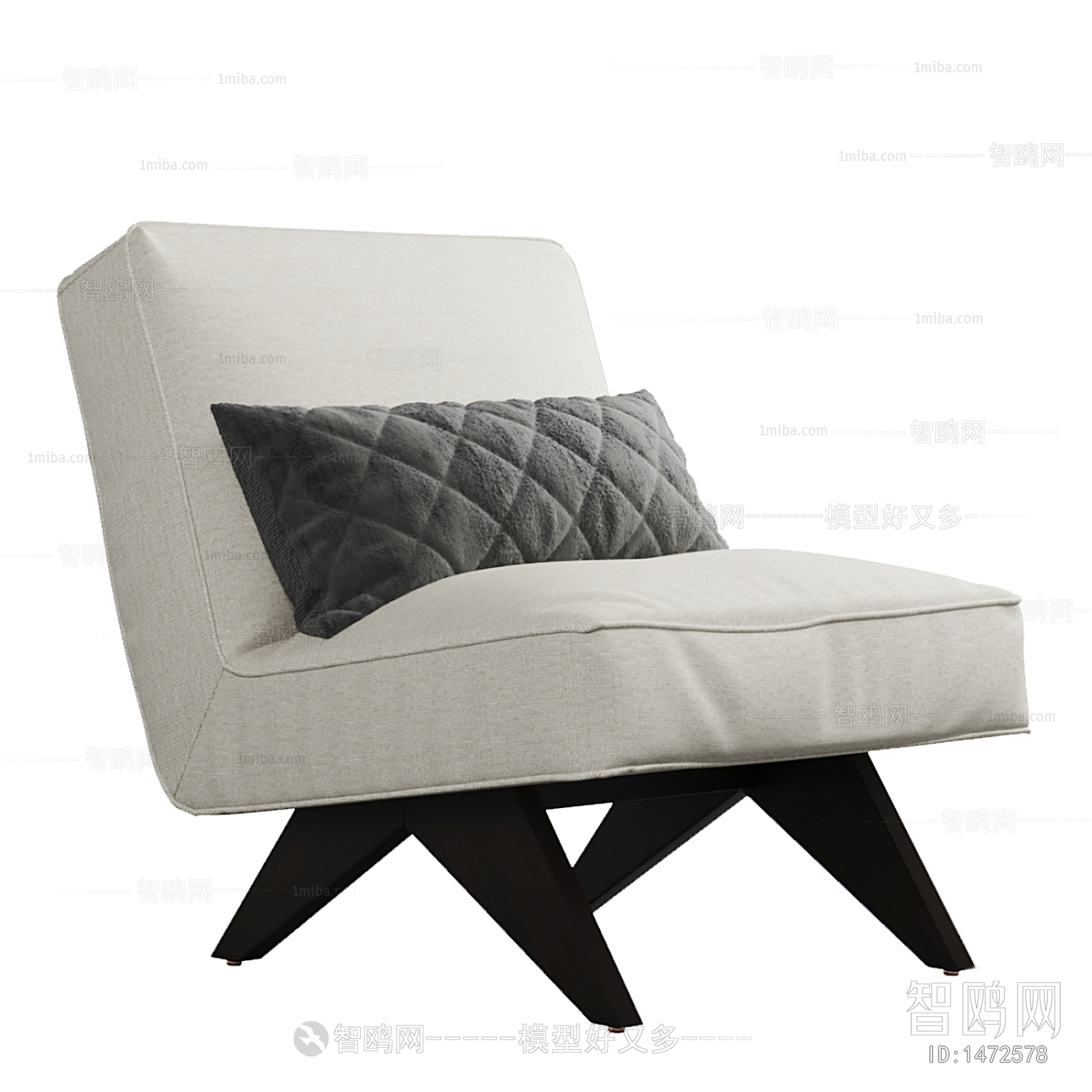 Nordic Style Single Sofa