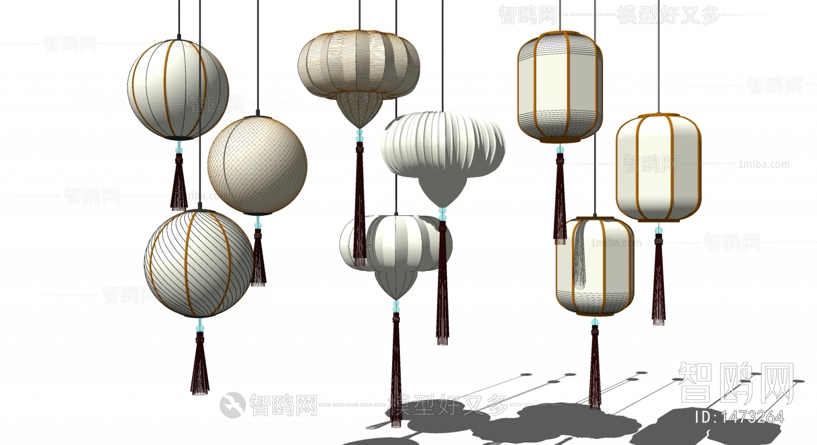 新中式东南亚灯笼吊灯