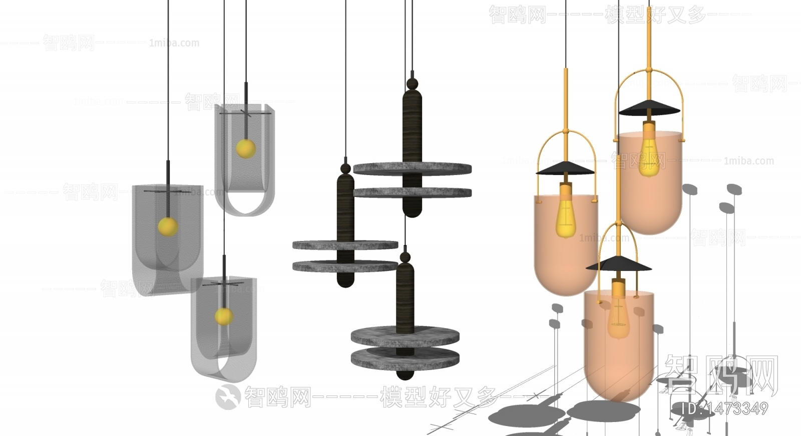 Modern Nordic Style New Chinese Style Droplight