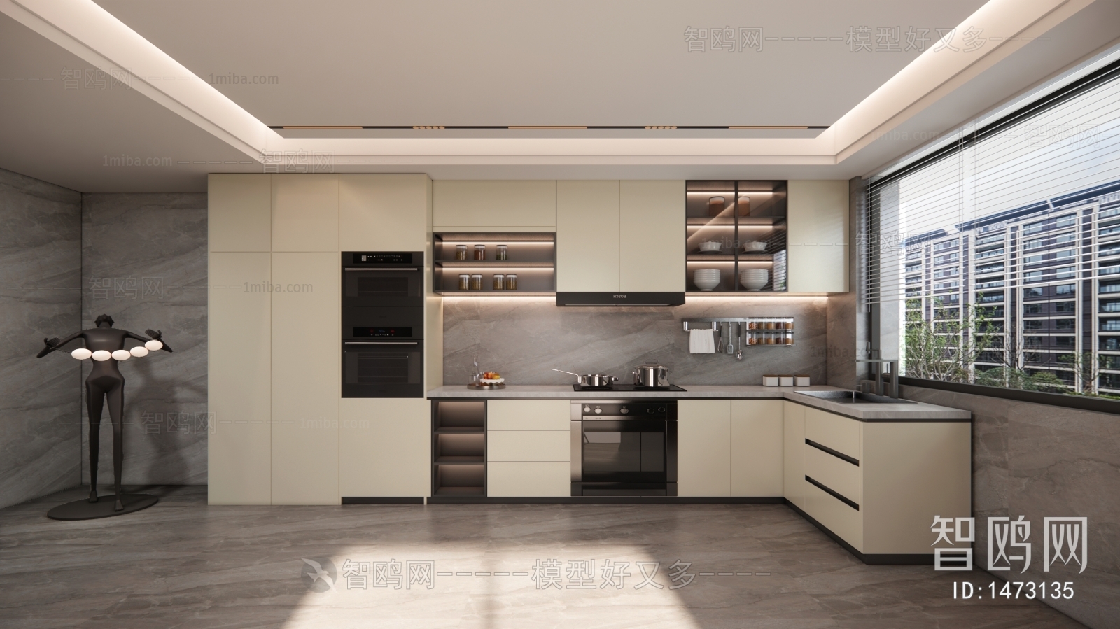 Modern Open Kitchen