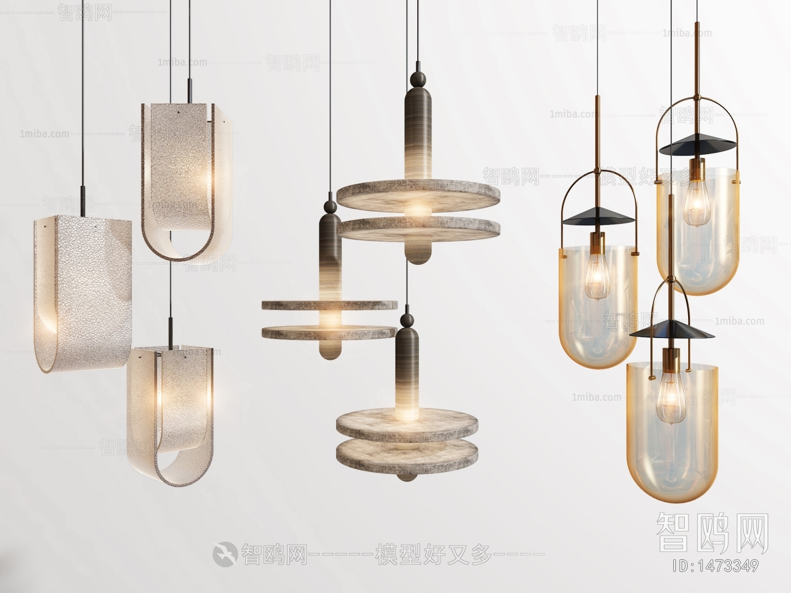 现代新中式吊灯