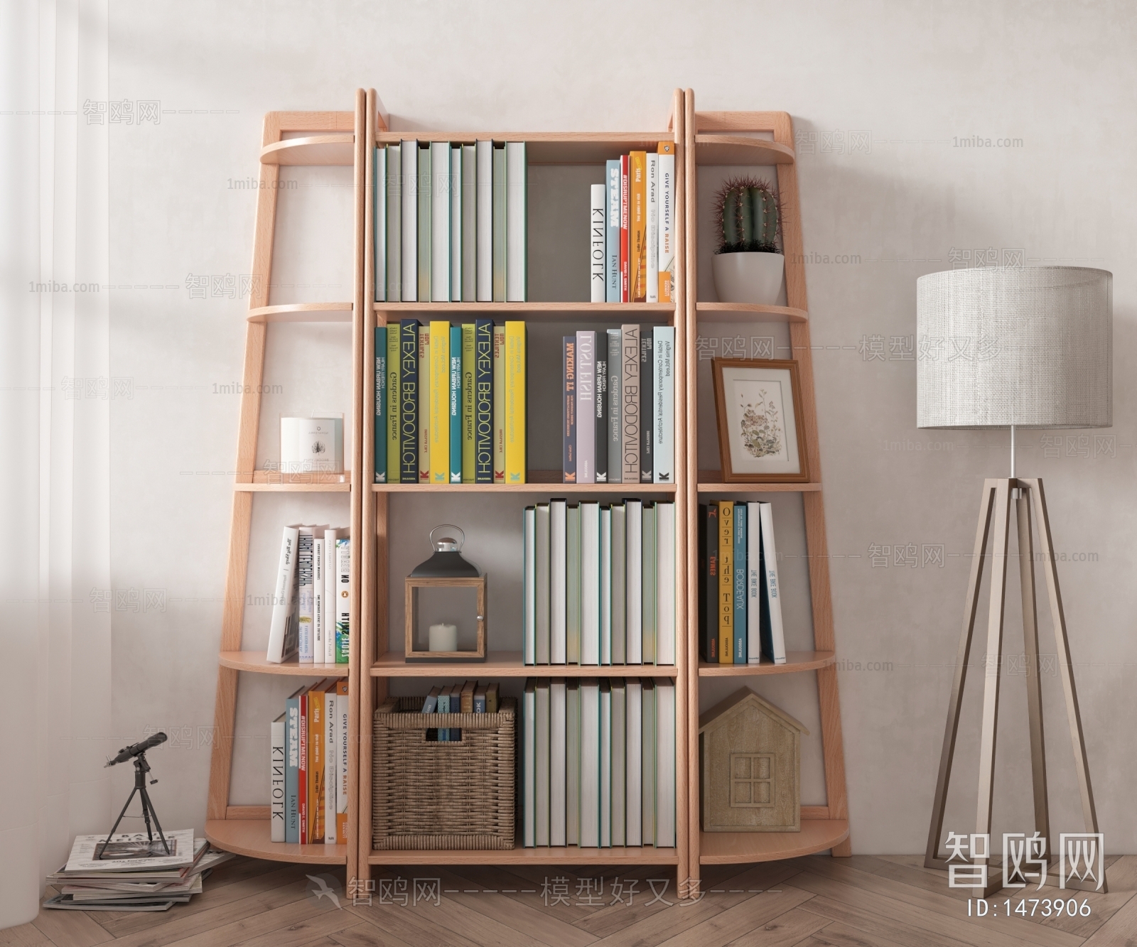 Nordic Style Bookshelf