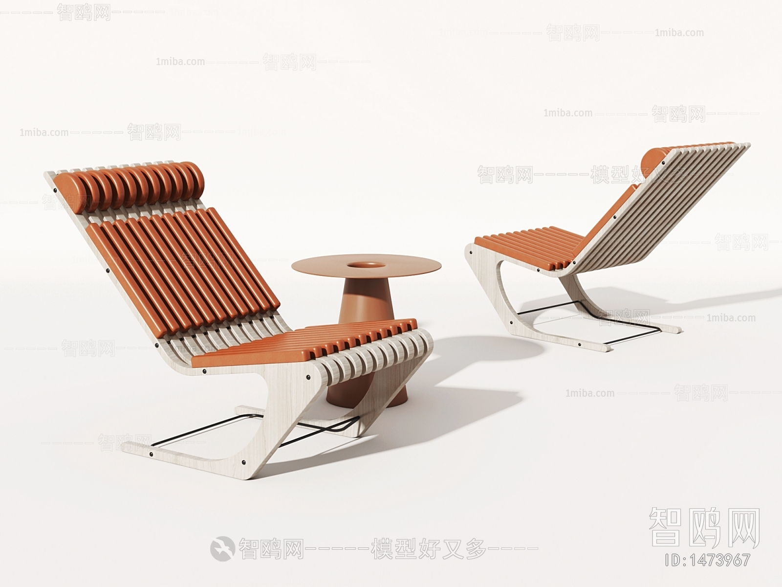 现代时尚休闲躺椅