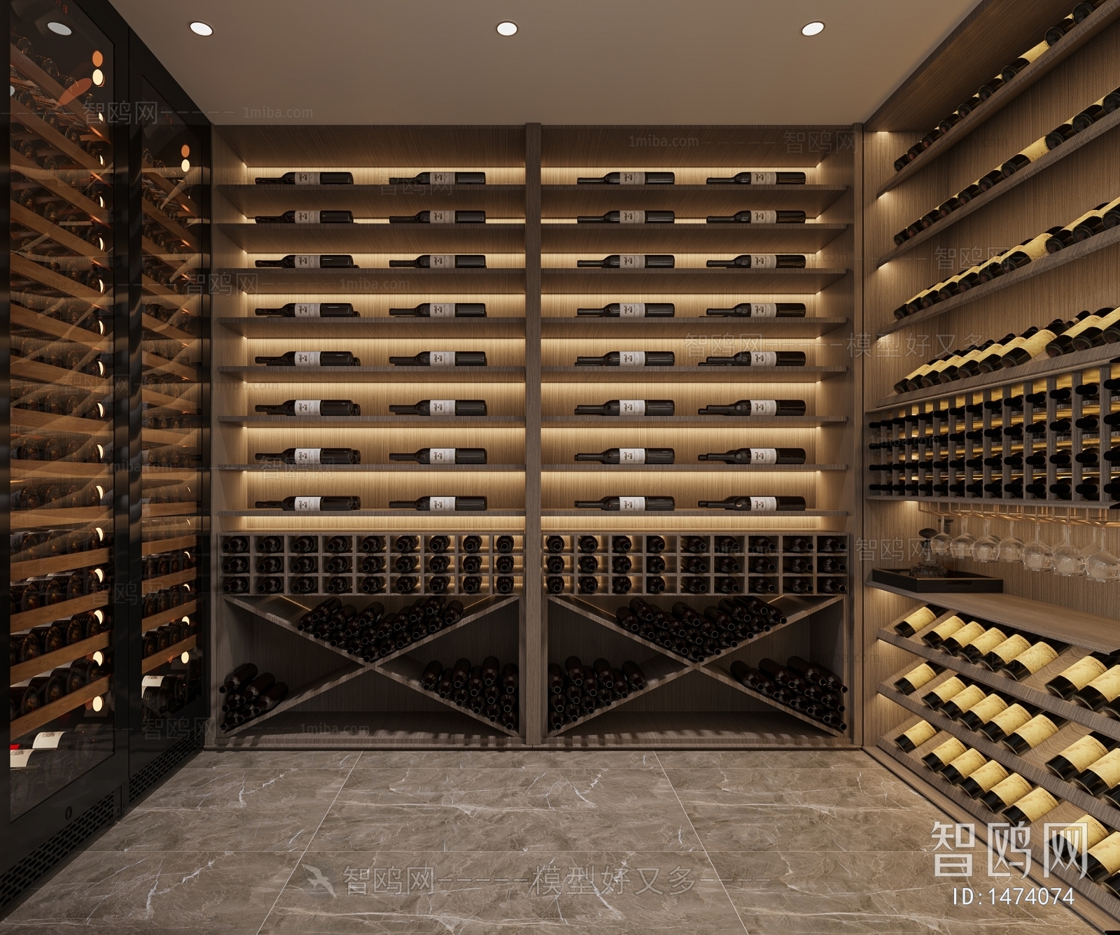 Modern Wine Cellar/Wine Tasting Room