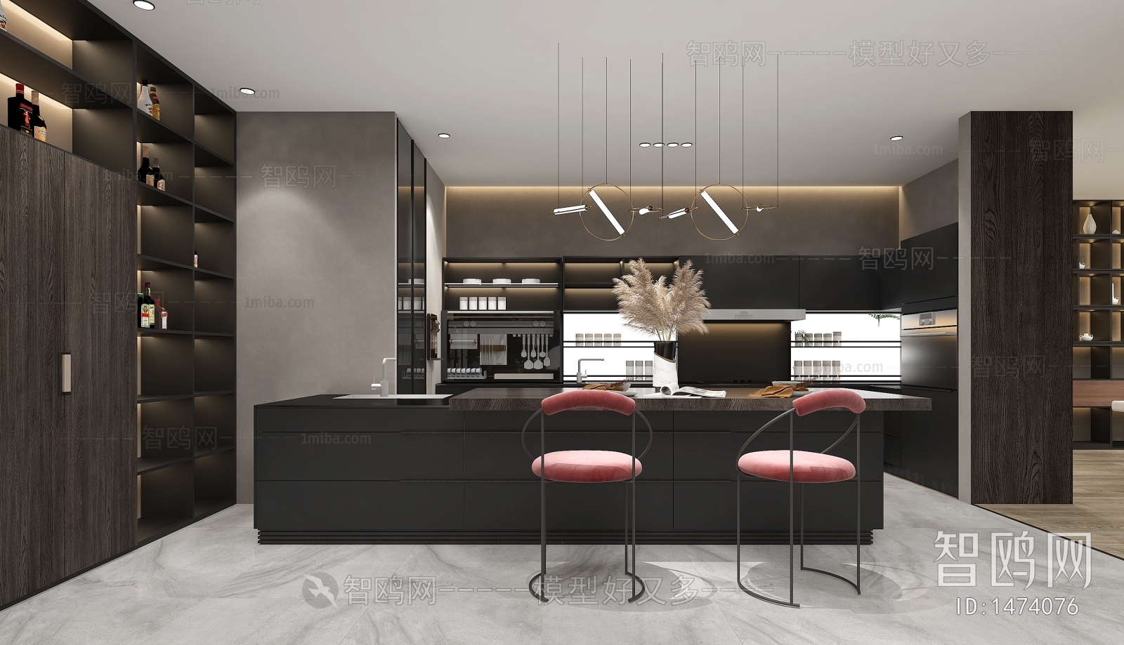 Modern Open Kitchen