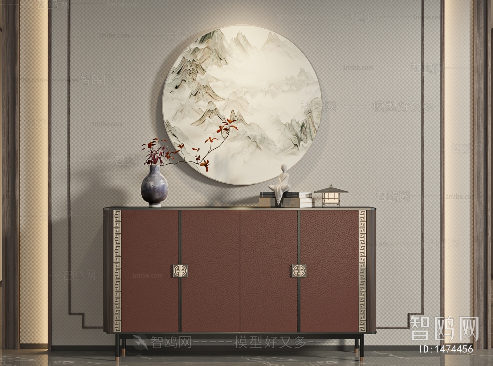 New Chinese Style Side Cabinet/Entrance Cabinet