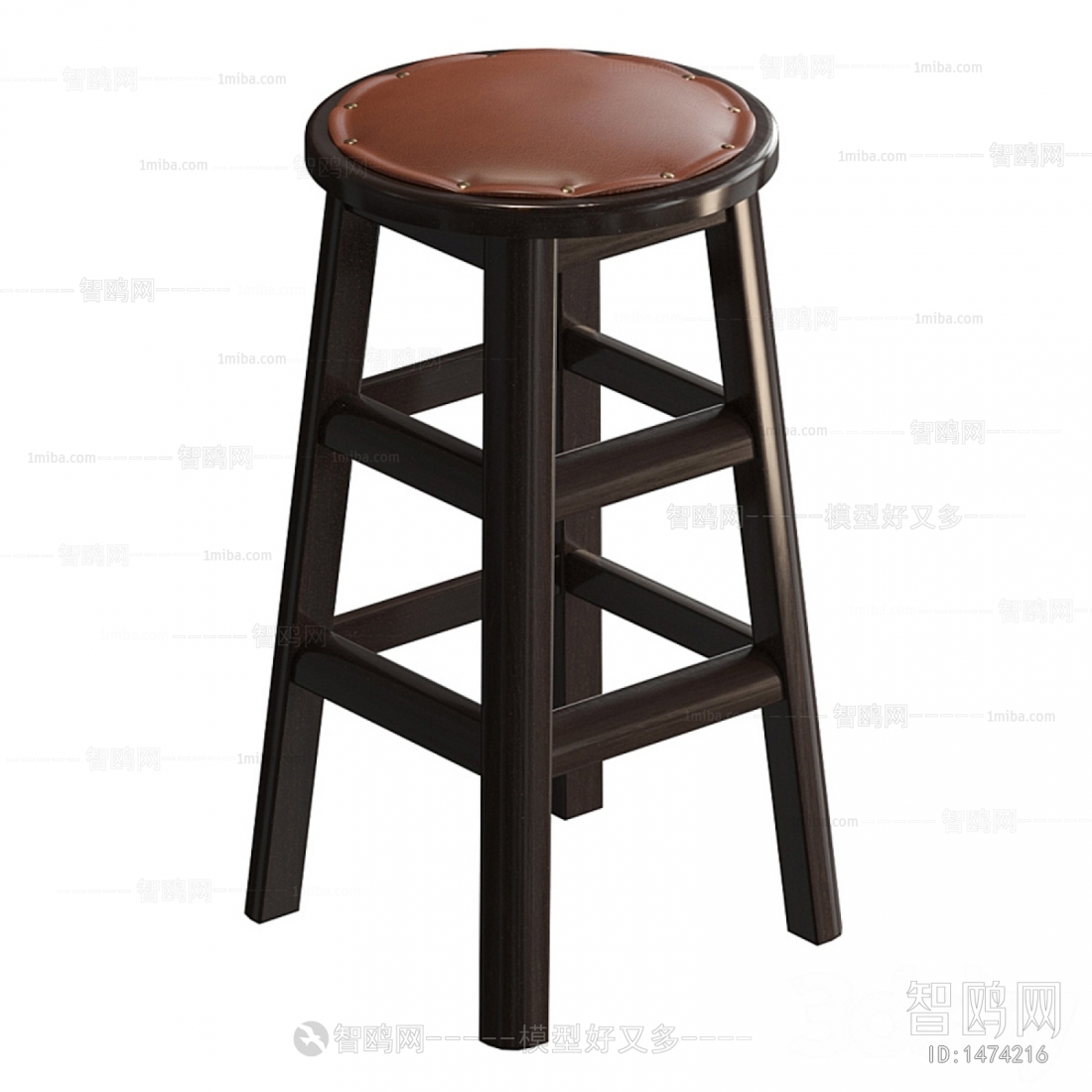 Modern Industrial Style Bar Chair