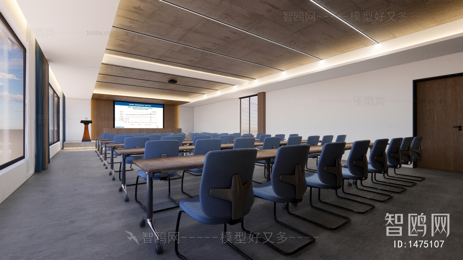 Wabi-sabi Style Meeting Room