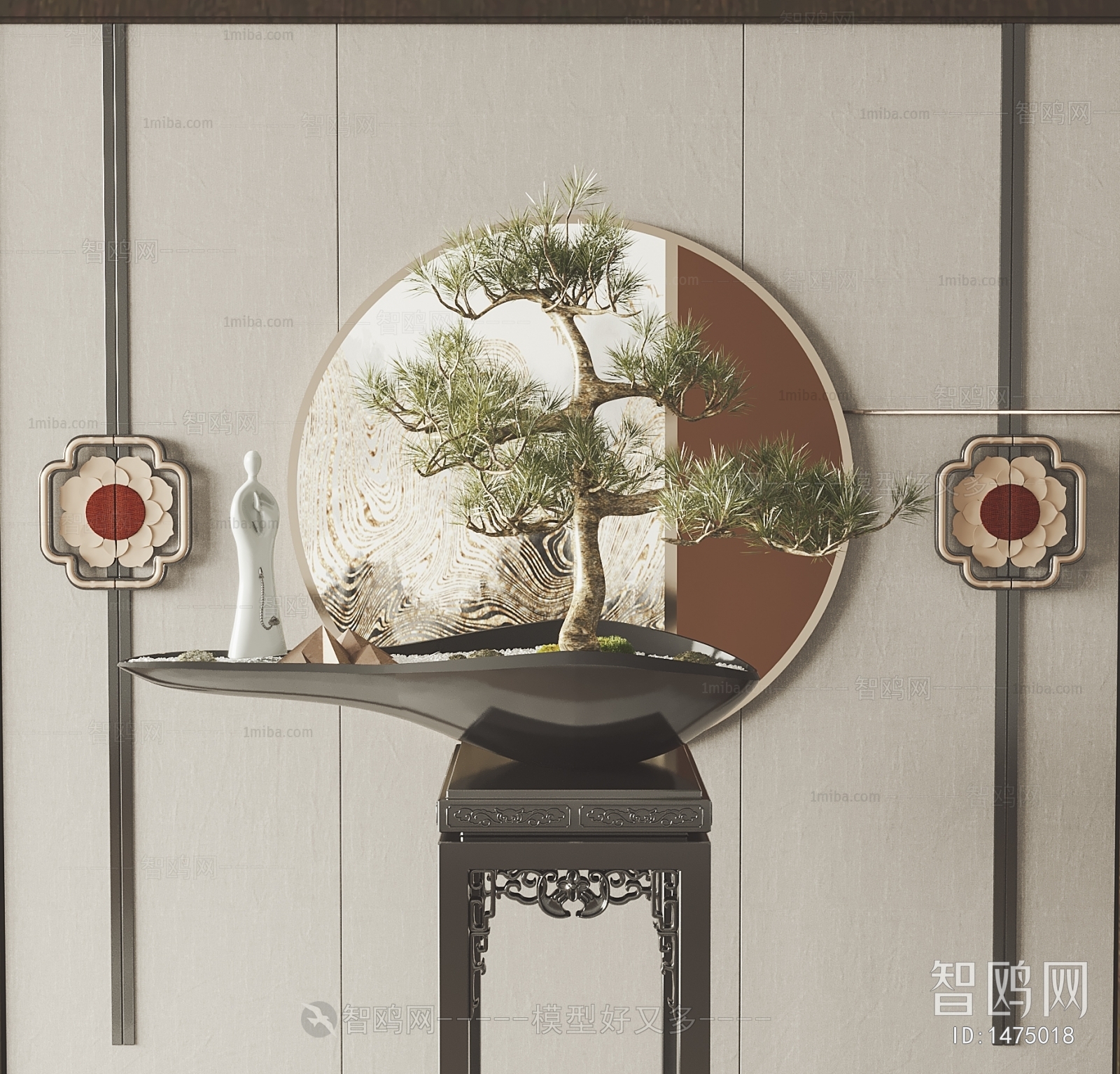 New Chinese Style Bonsai