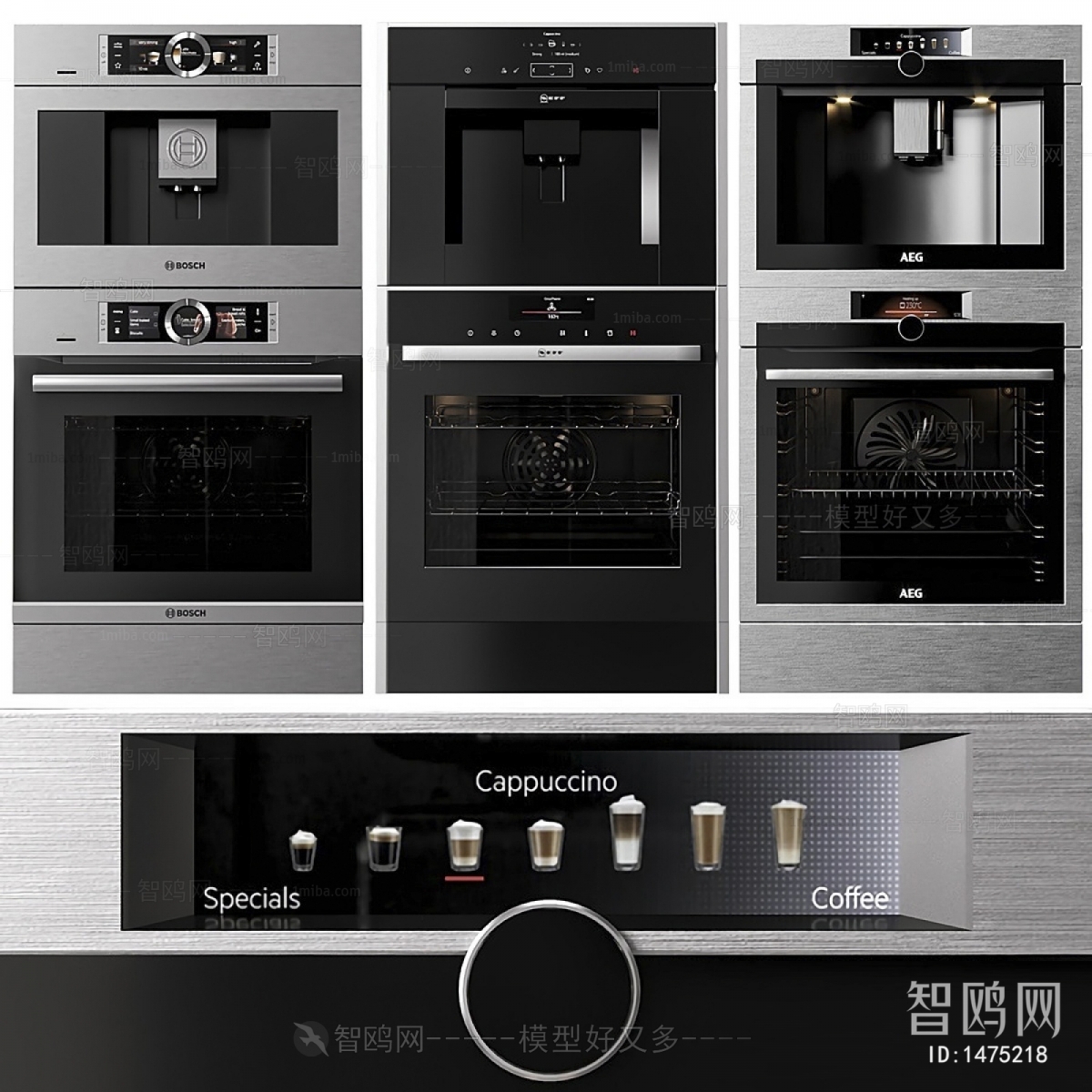 Modern Electric Kitchen Appliances