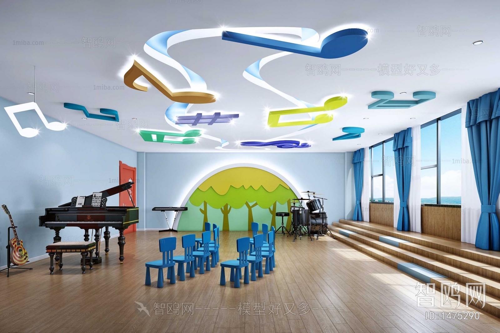 现代幼儿园音乐教室