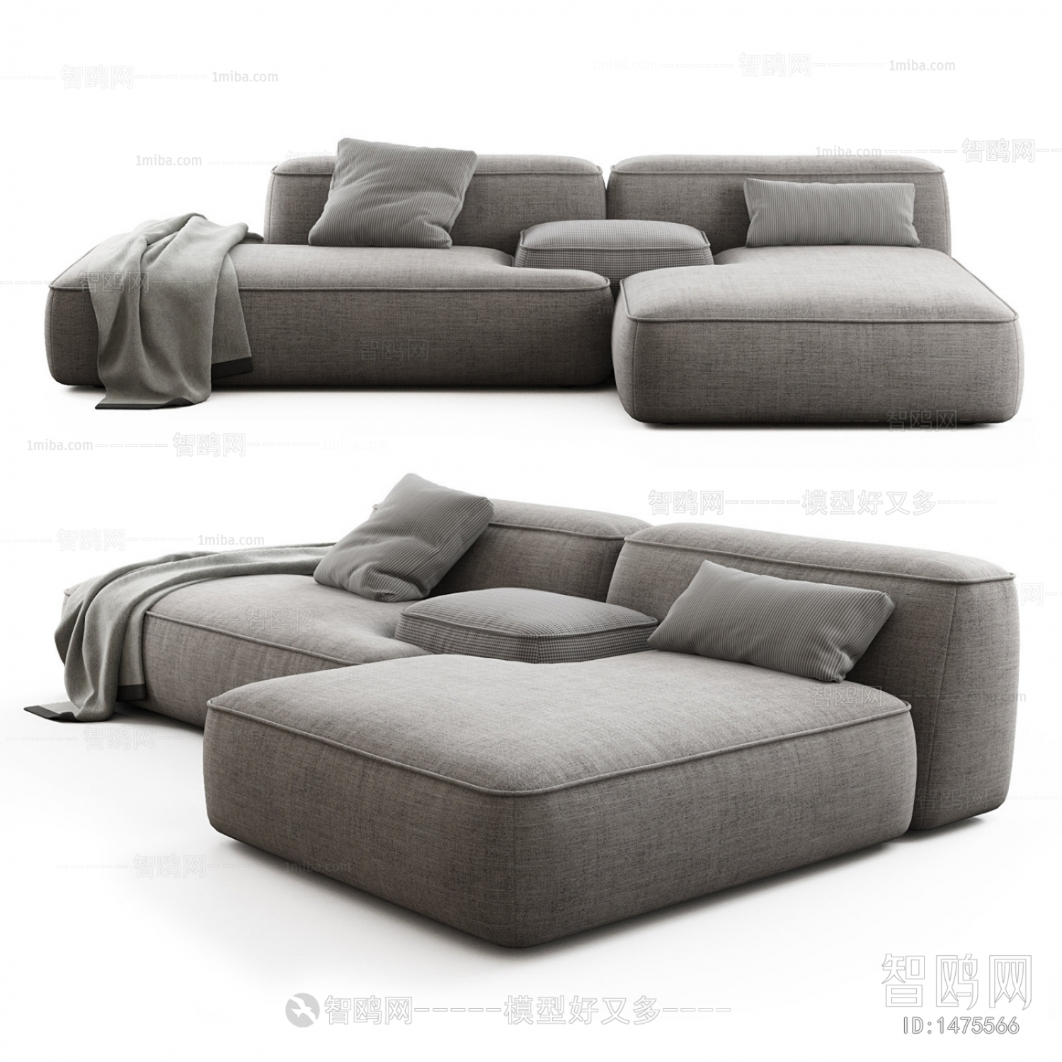 Modern Multi Person Sofa