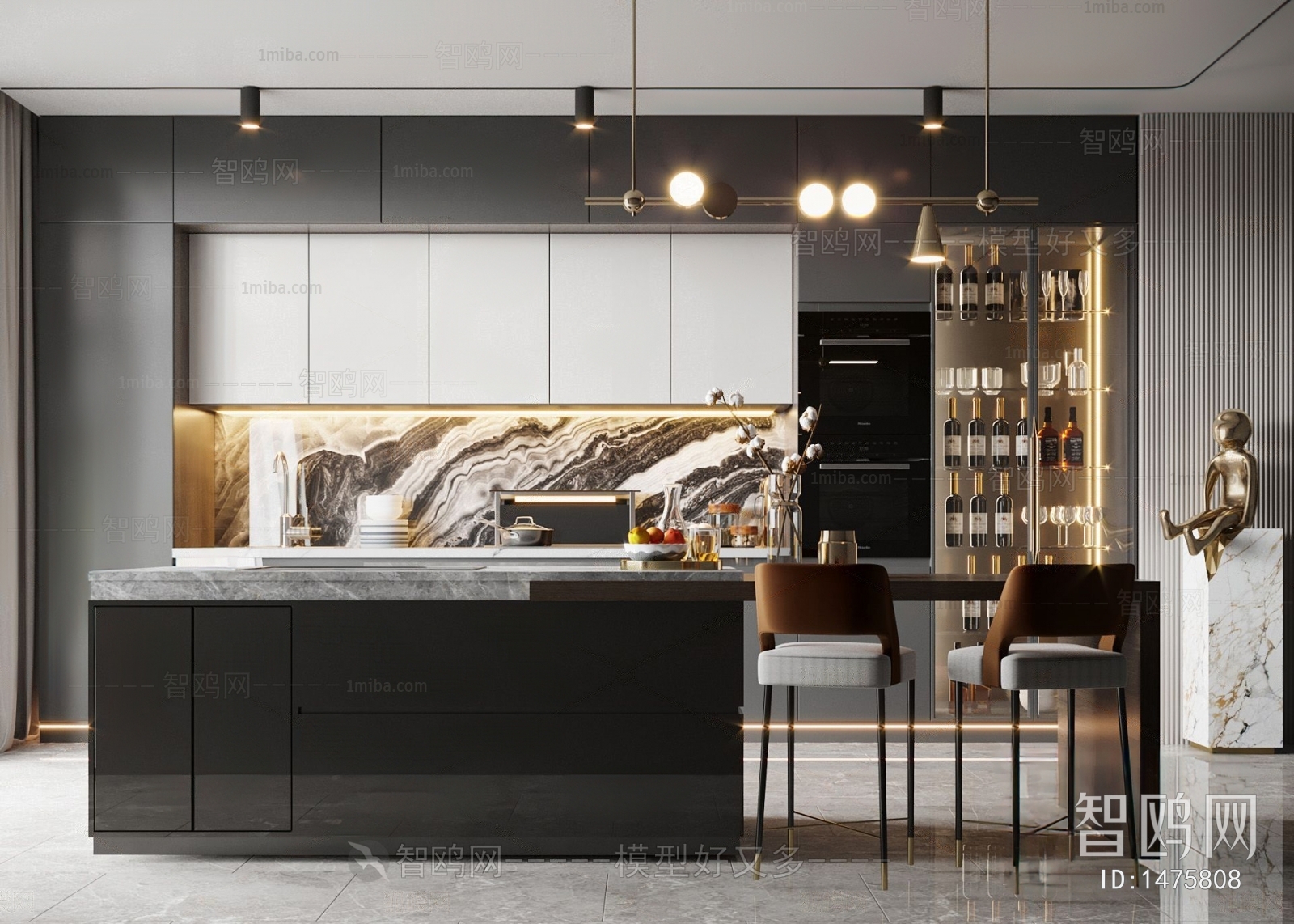 Modern Open Kitchen