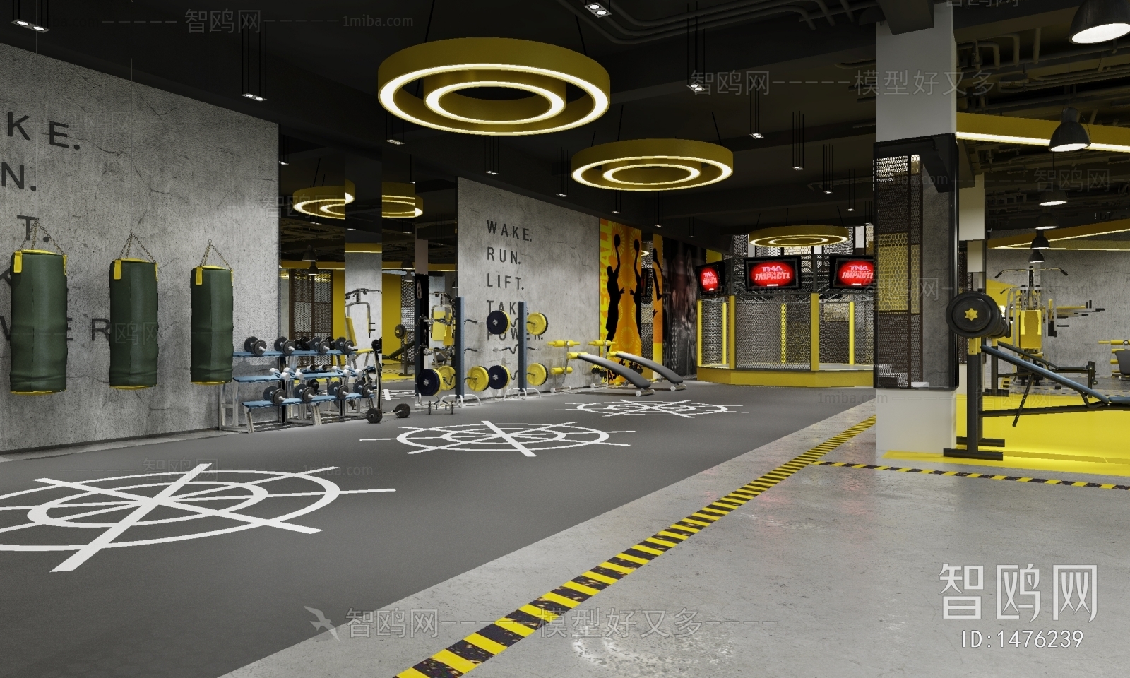 Industrial Style Gym