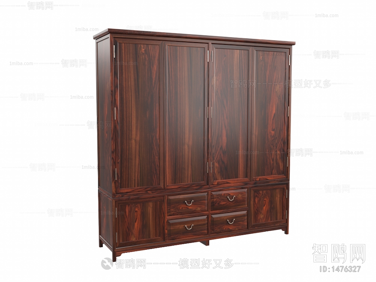 中式红木衣柜