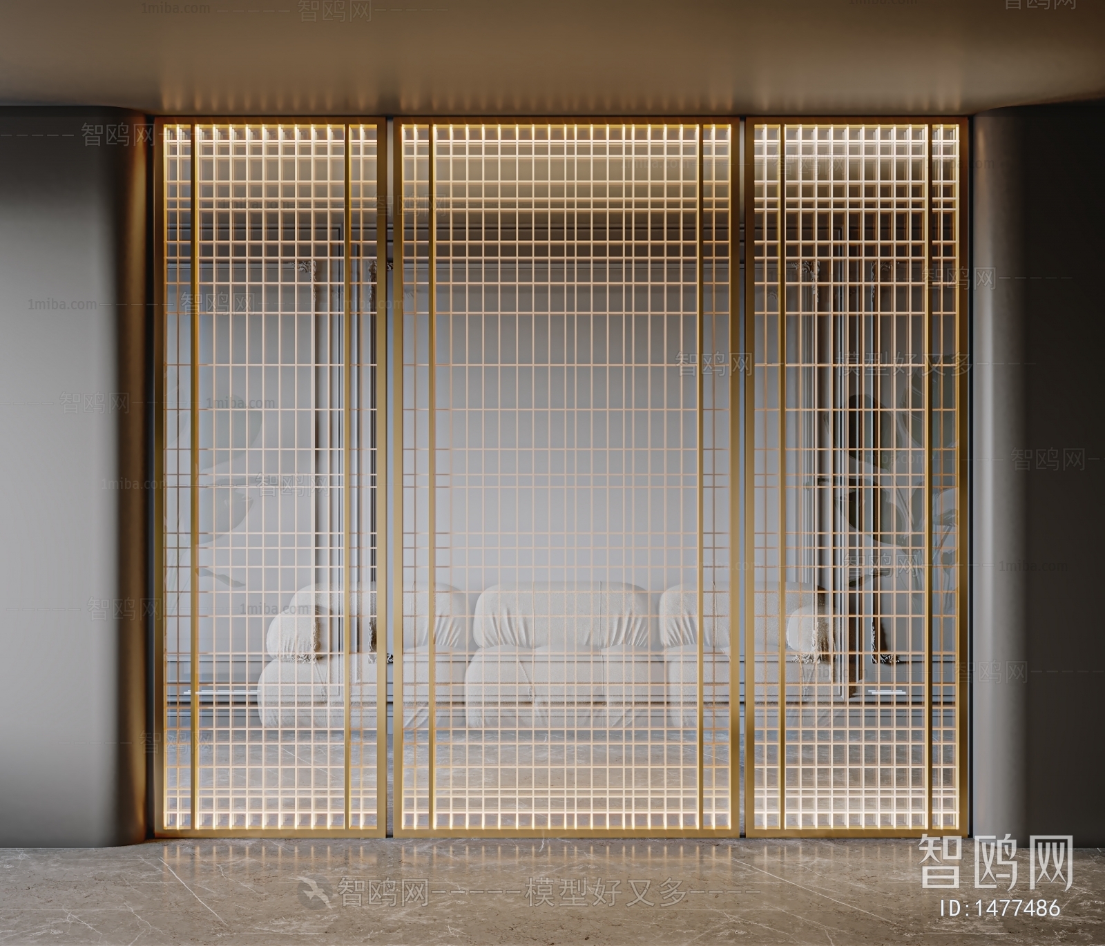 Modern Glass Screen Partition