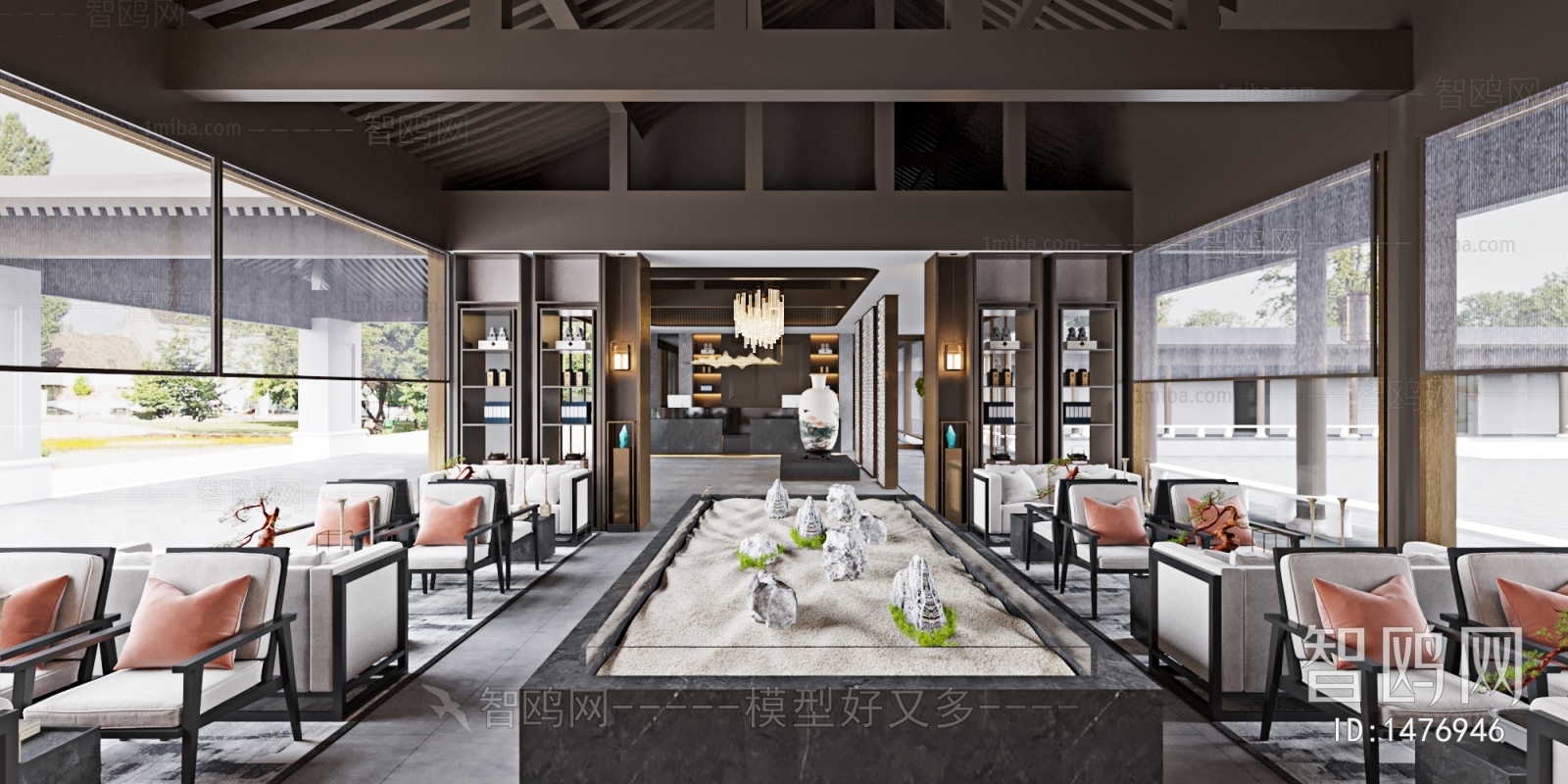 New Chinese Style Hotel Space