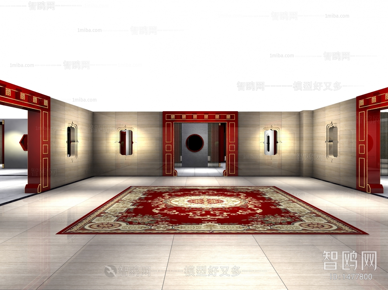 New Chinese Style Exhibition Hall